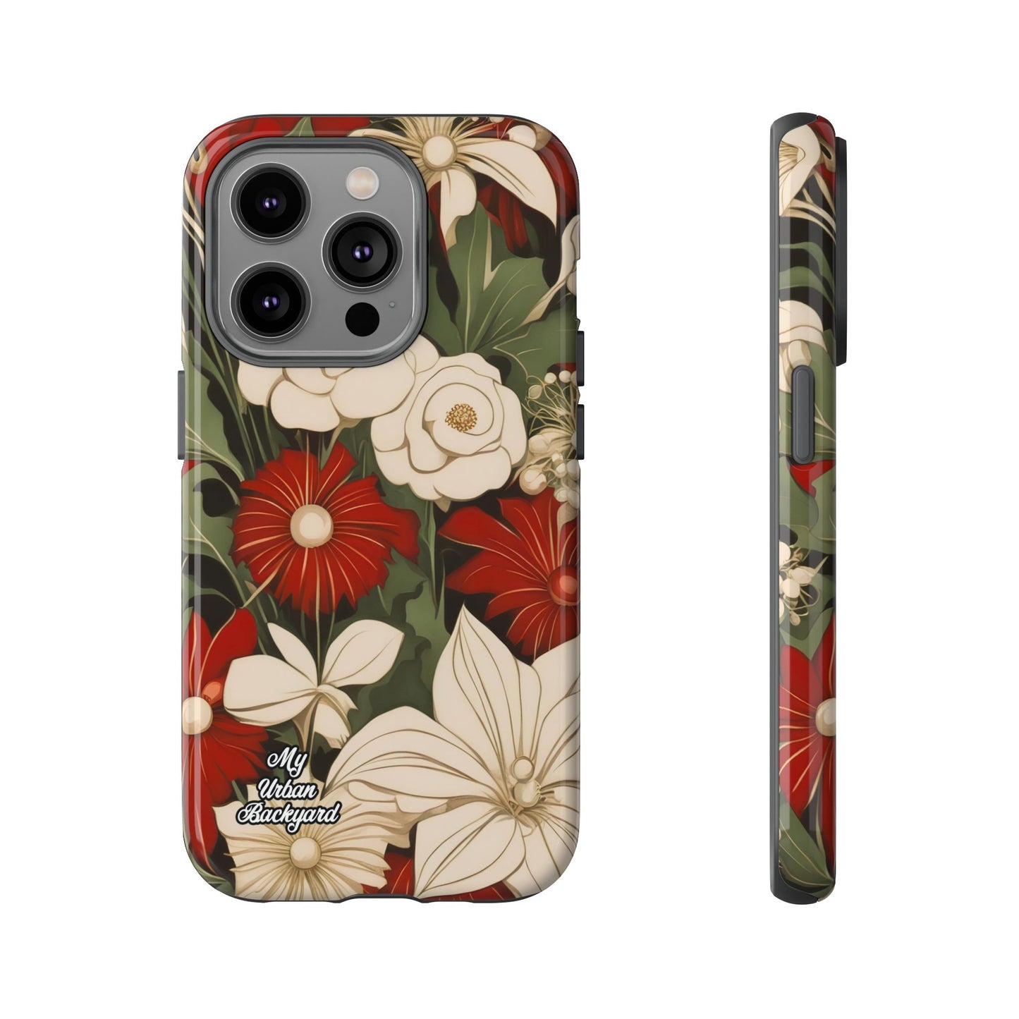 Holiday Flowers, Cell Phone Case - Apple, Samsung or Google Pixel