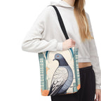 City Pigeon, Bird Tote Bag with Cotton Handles For Everyday Use, 3 Sizes