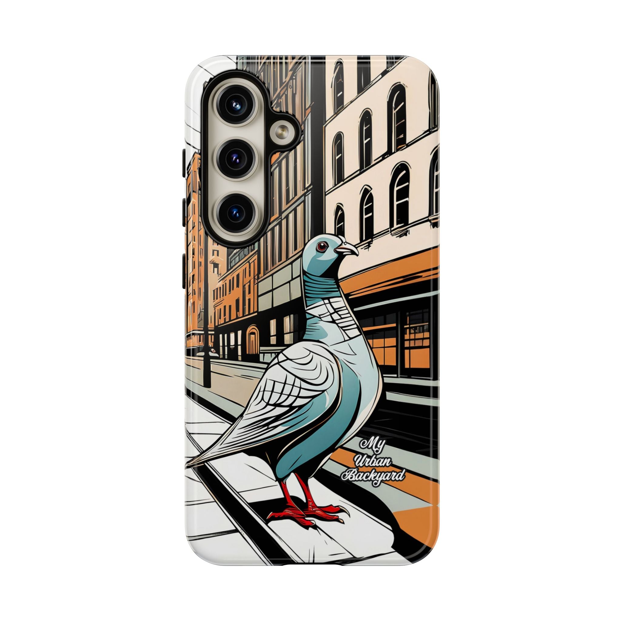 Pigeon on a City Street, Cell Phone Case - Apple, Samsung, Google Pixel