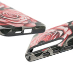 Pink Rose Flowers, Cell Phone Case - Apple, Samsung or Google Pixel