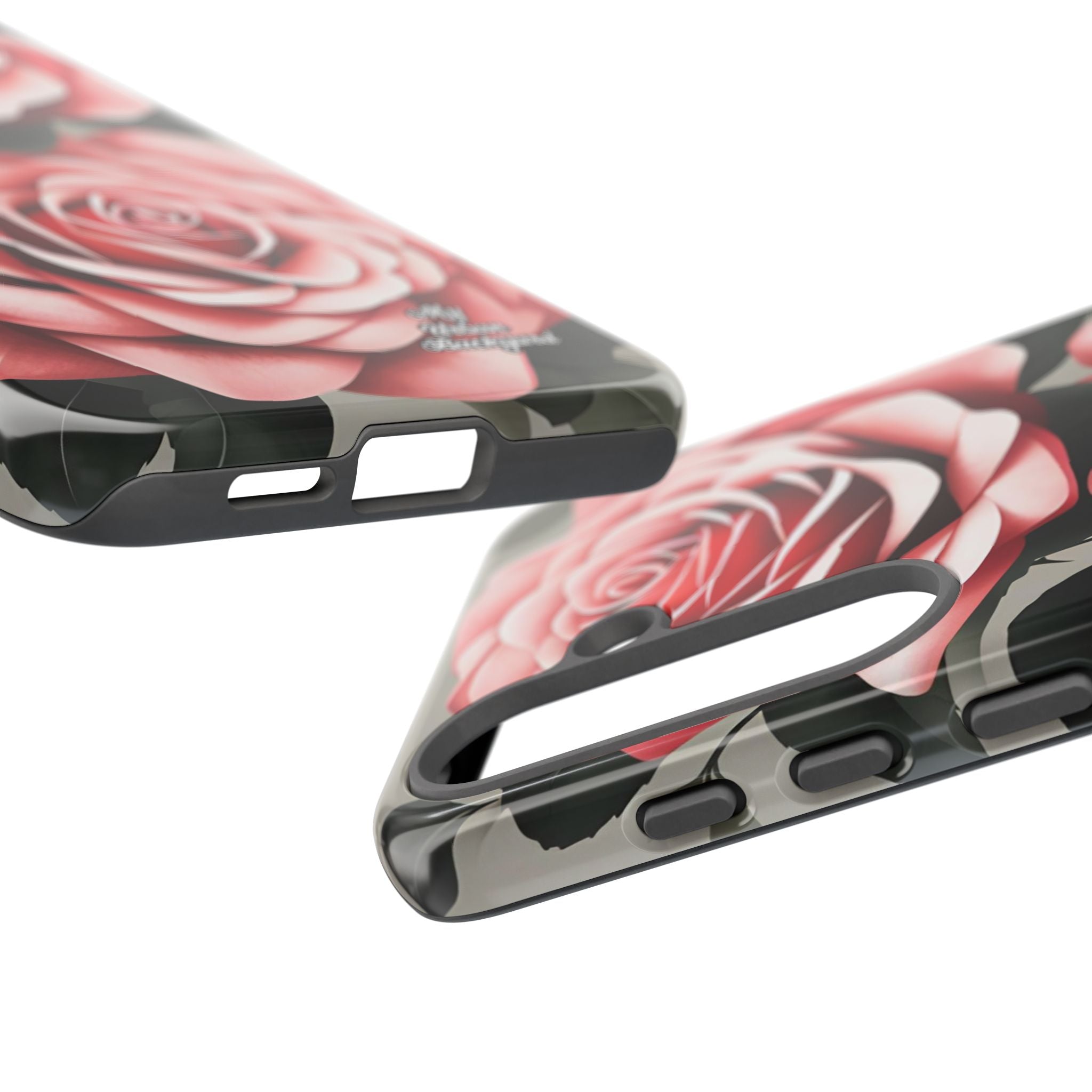 Pink Rose Flowers, Cell Phone Case - Apple, Samsung or Google Pixel