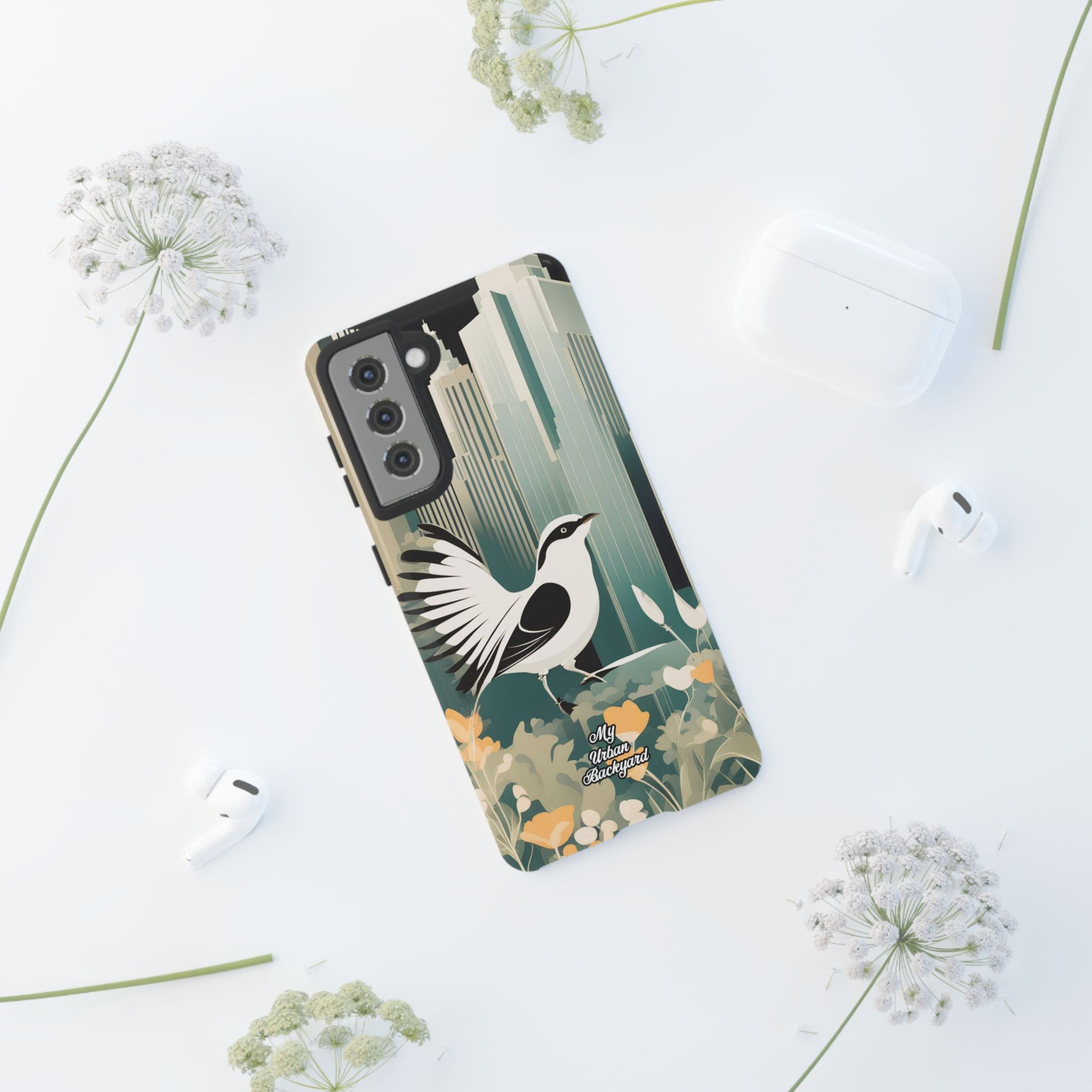 City Bird, Cell Phone Case - Apple iPhone, Samsung Galaxy, Google Pixel