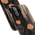 Urban Evening with Flowers, Cell Phone Case
