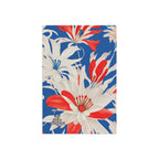 White Red and Blue Flowers, Garden Flag