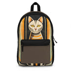 Cat w Orange Stripes, Backpack
