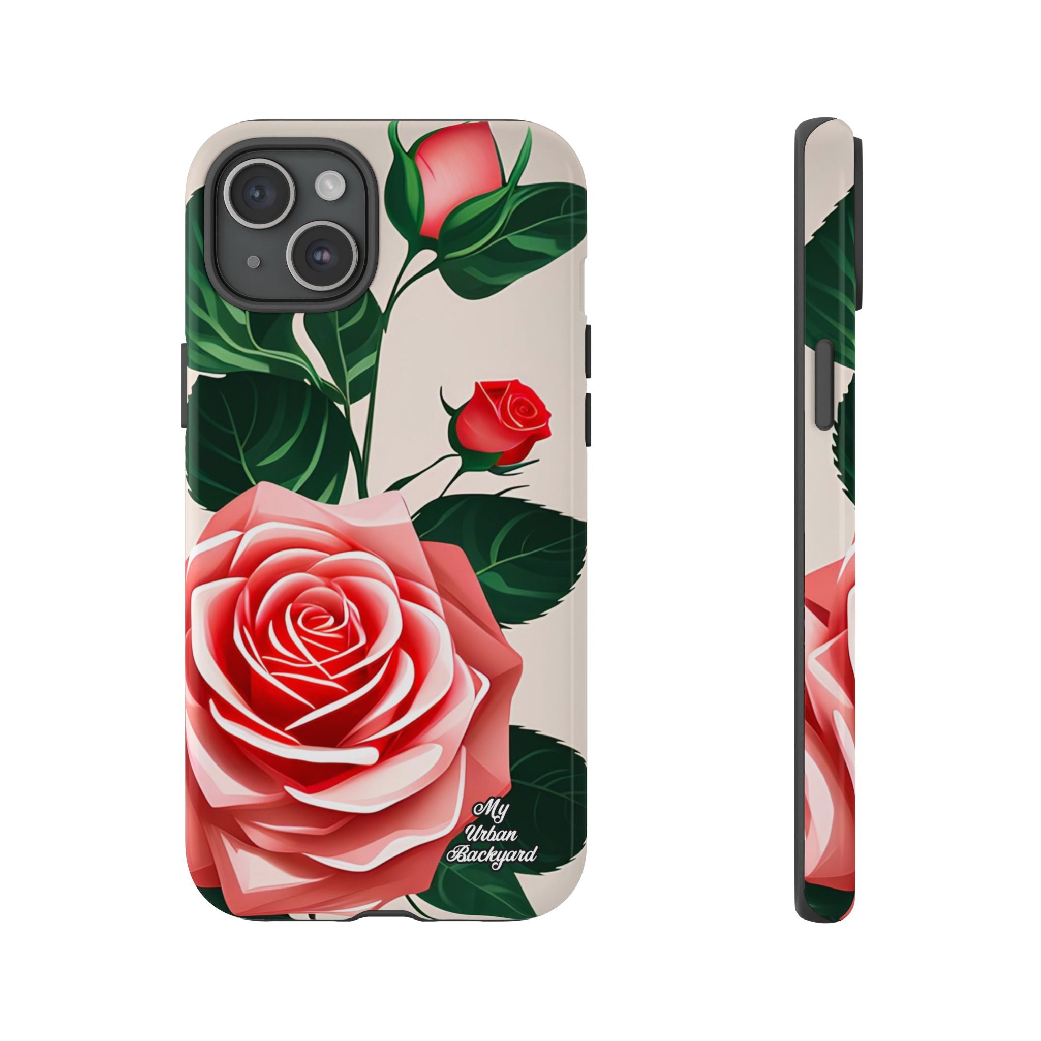 Pink Rose Flowers, Cell Phone Case - Apple, Samsung, Google Pixel