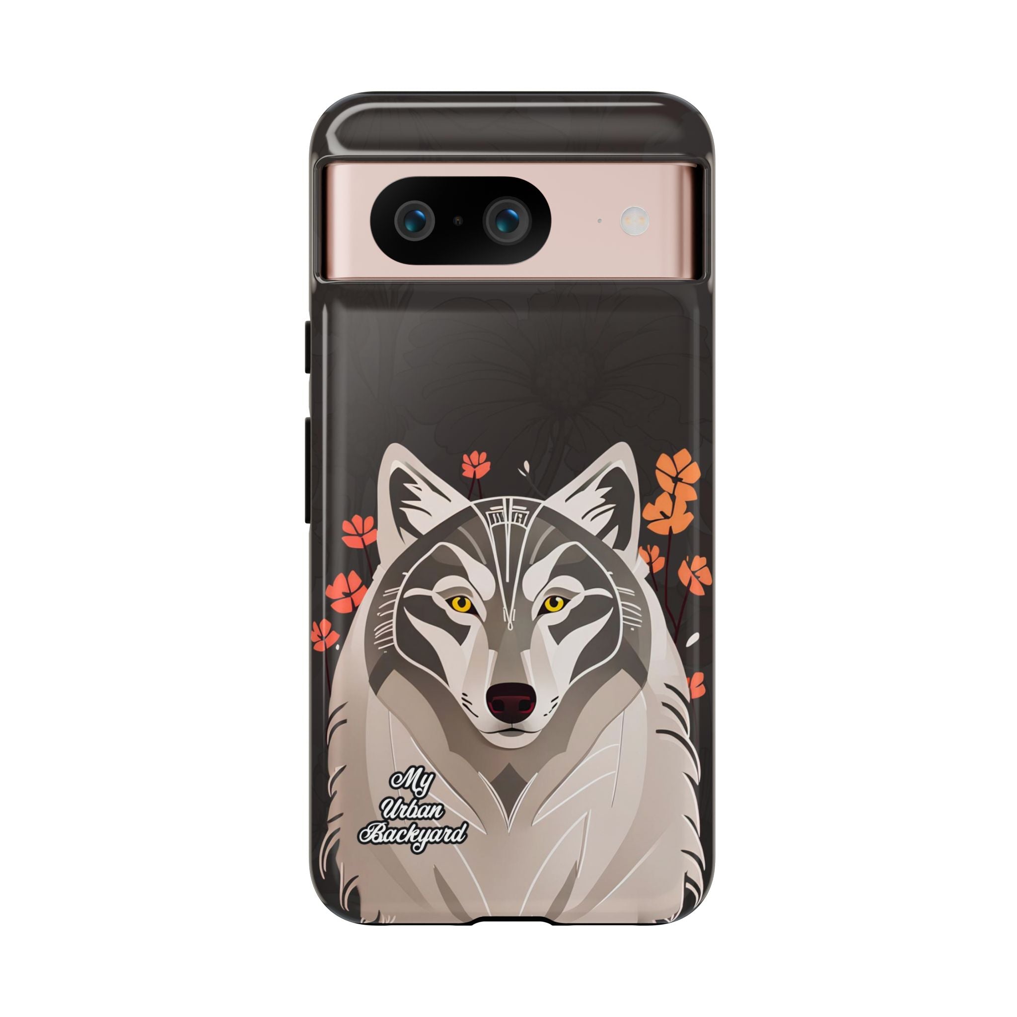 Art Deco Wolf, Cell Phone Case - Apple, Samsung, Google Pixel