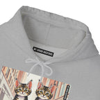 Cute Tabby Kittens Hooded Sweatshirt, Cozy Gift for Pet Owners, Cat Mom Hoodie, Cute Cat Sweatshirt, Cat-Themed Apparel, Animal Lover Gift