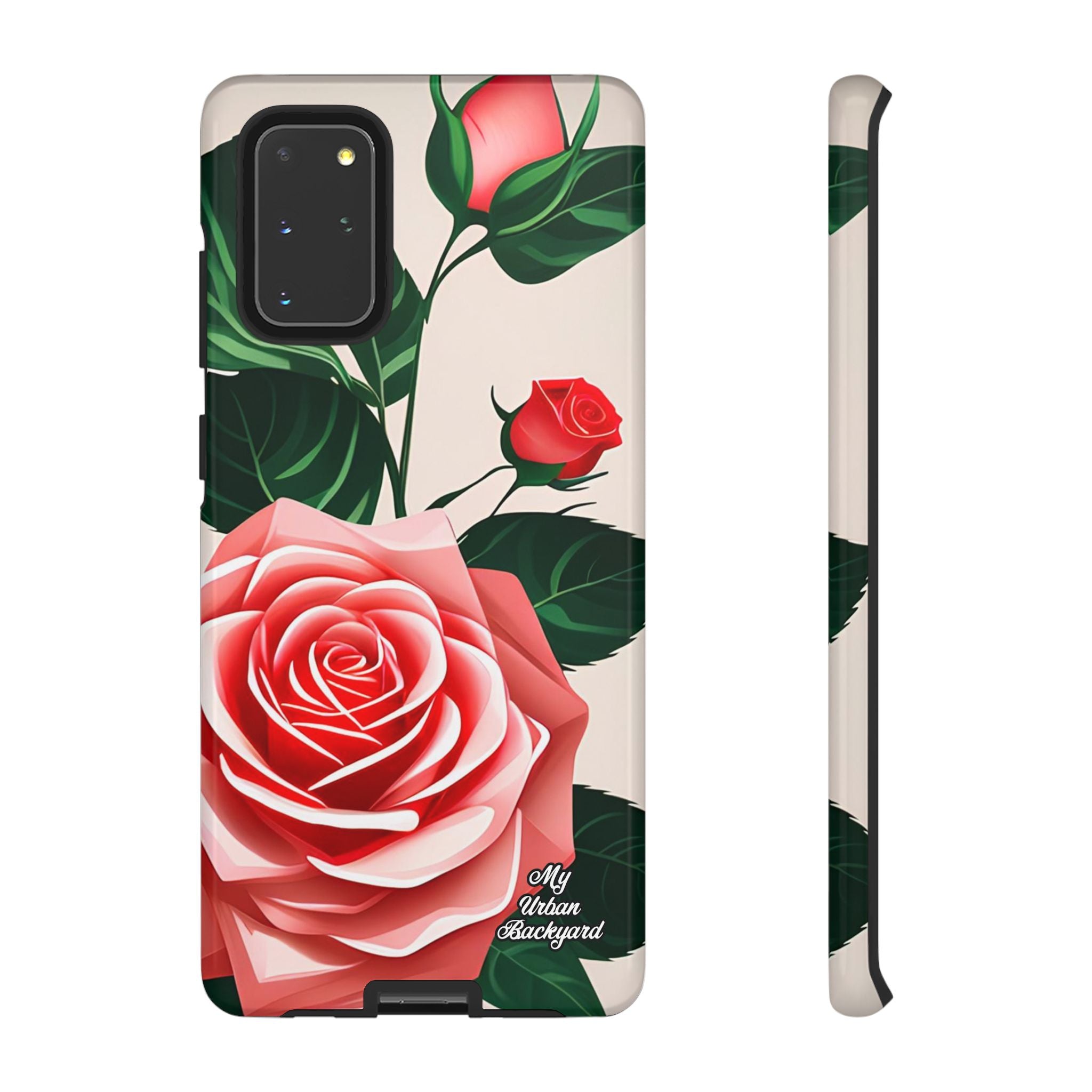 Pink Rose Flowers, Cell Phone Case - Apple, Samsung, Google Pixel