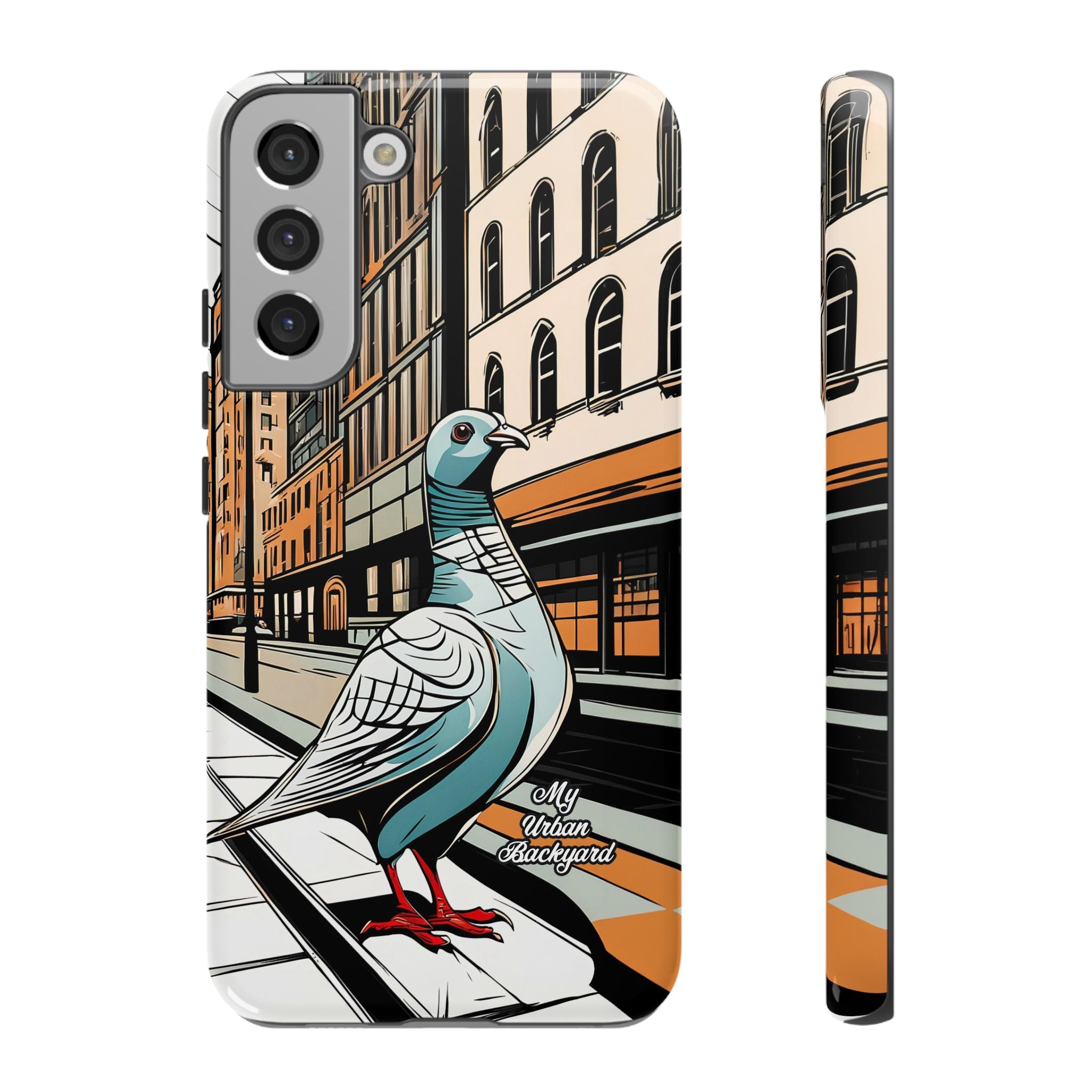 Pigeon on a City Street, Cell Phone Case - Apple, Samsung, Google Pixel