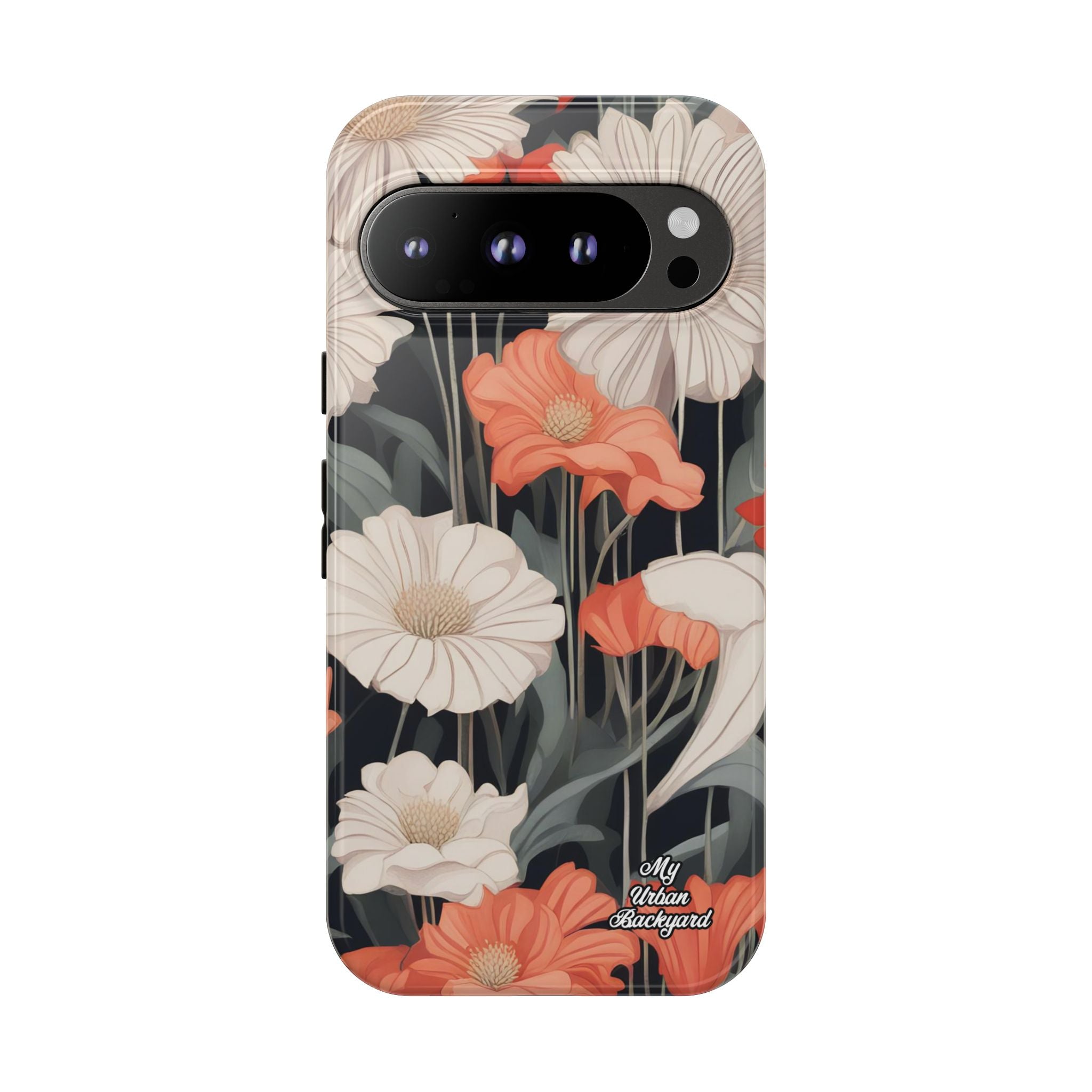 Art Deco Flowers, Cell Phone Case - Apple, Samsung, Google Pixel