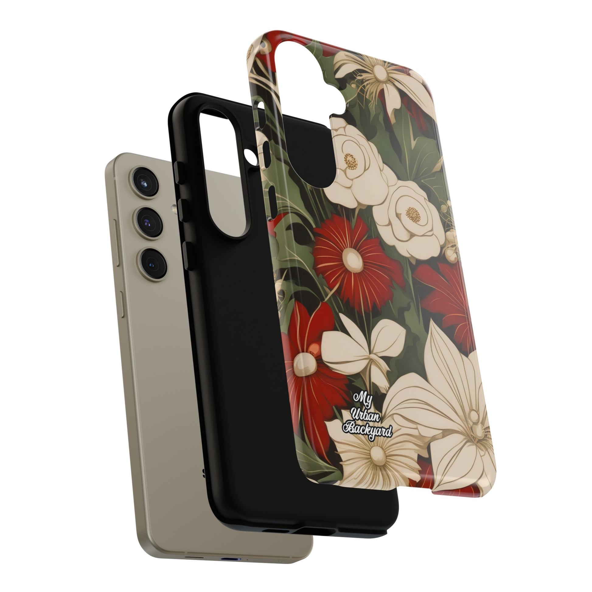 Holiday Flowers, Cell Phone Case - Apple, Samsung, Google Pixel