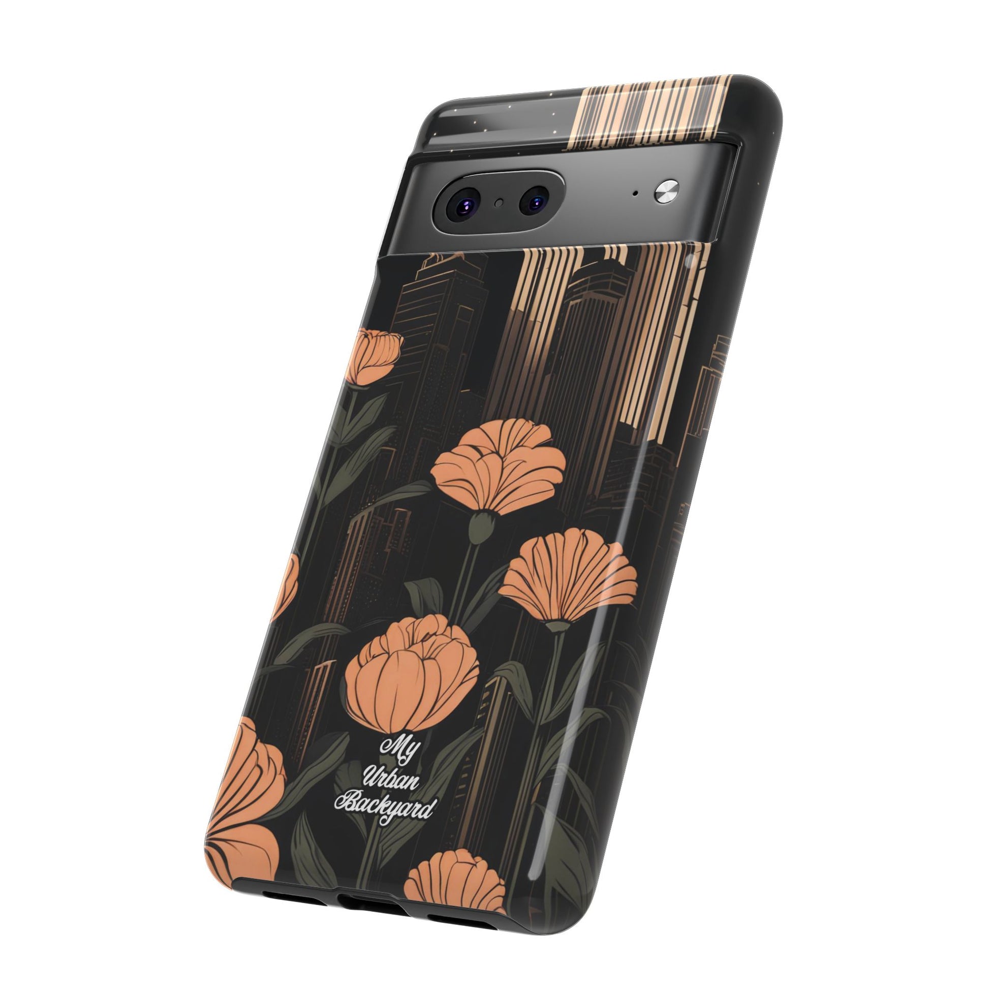 Urban Evening with Flowers, Cell Phone Case - Apple iPhone, Samsung Galaxy, Google Pixel