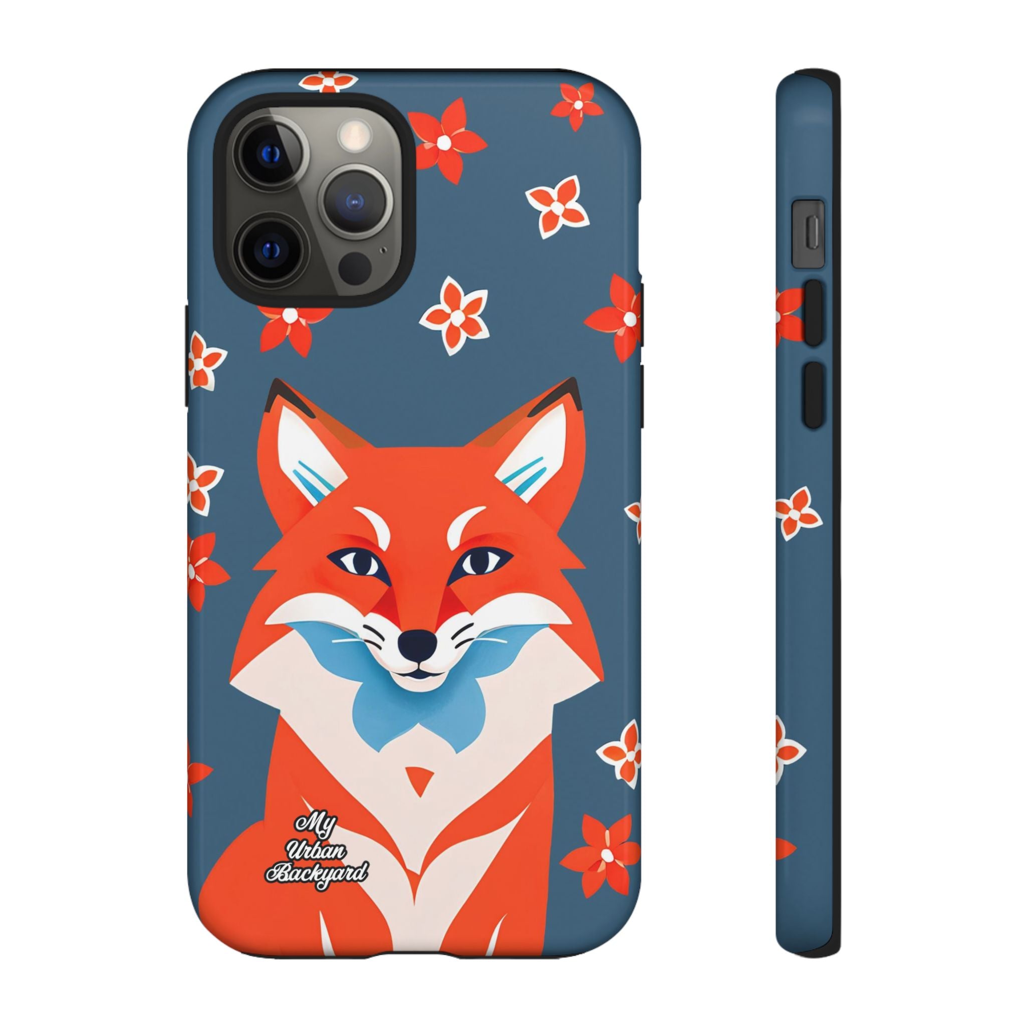 Fox with Flowers, Cell Phone Case - Apple, Samsung, Google Pixel