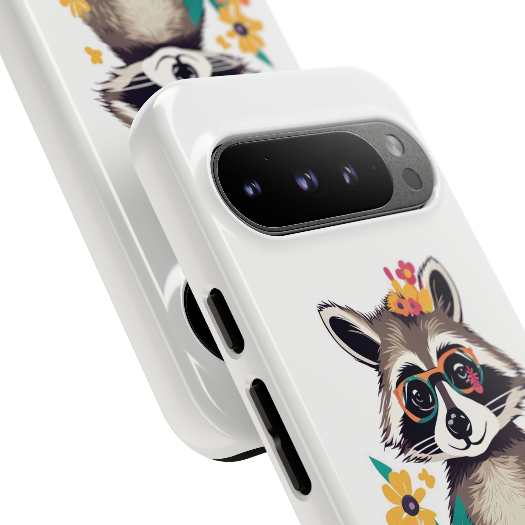 Raccoon with Glasses, Cell Phone Case - Apple, Samsung or Google Pixel