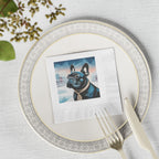 Winter French Bulldog Napkins