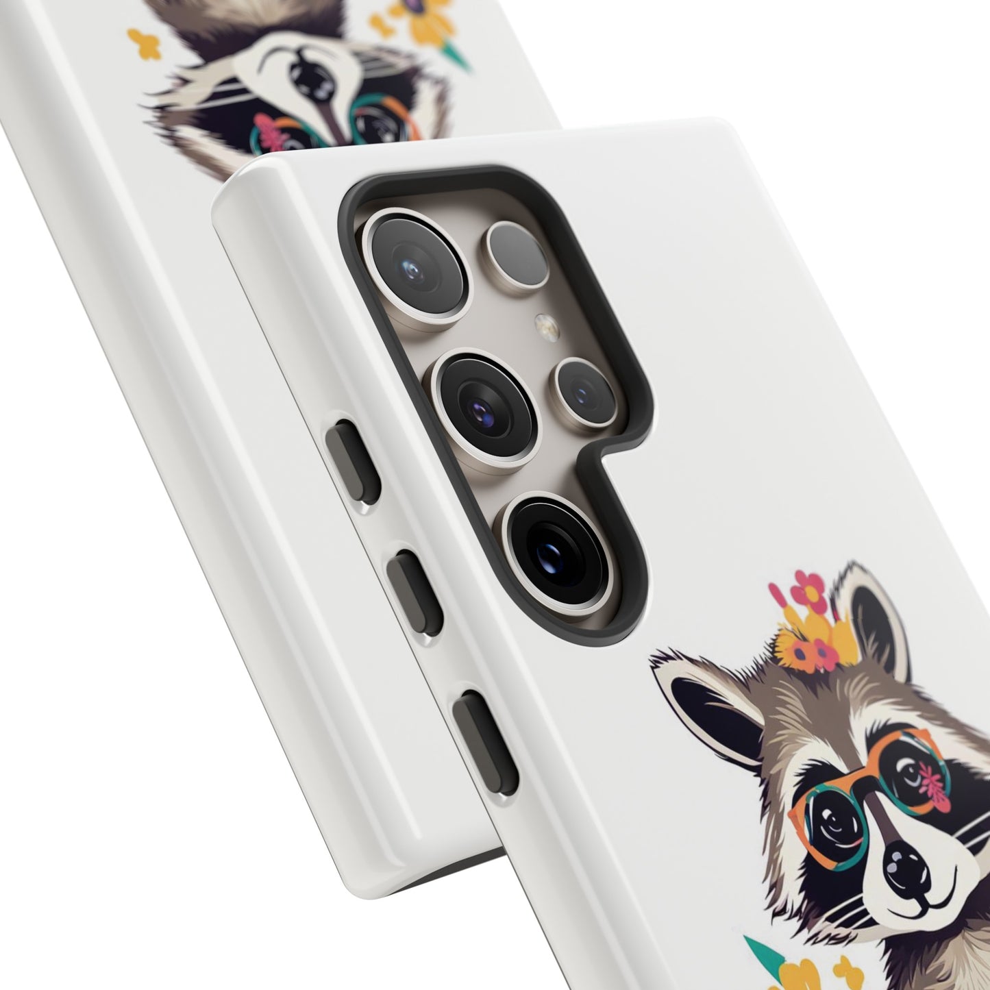 Raccoon with Glasses, Cell Phone Case - Apple, Samsung or Google Pixel