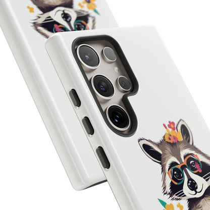 Raccoon with Glasses, Cell Phone Case - Apple, Samsung or Google Pixel