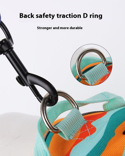 Dog Chest And Back Reflective Harness, Commuter Hand Holding Rope