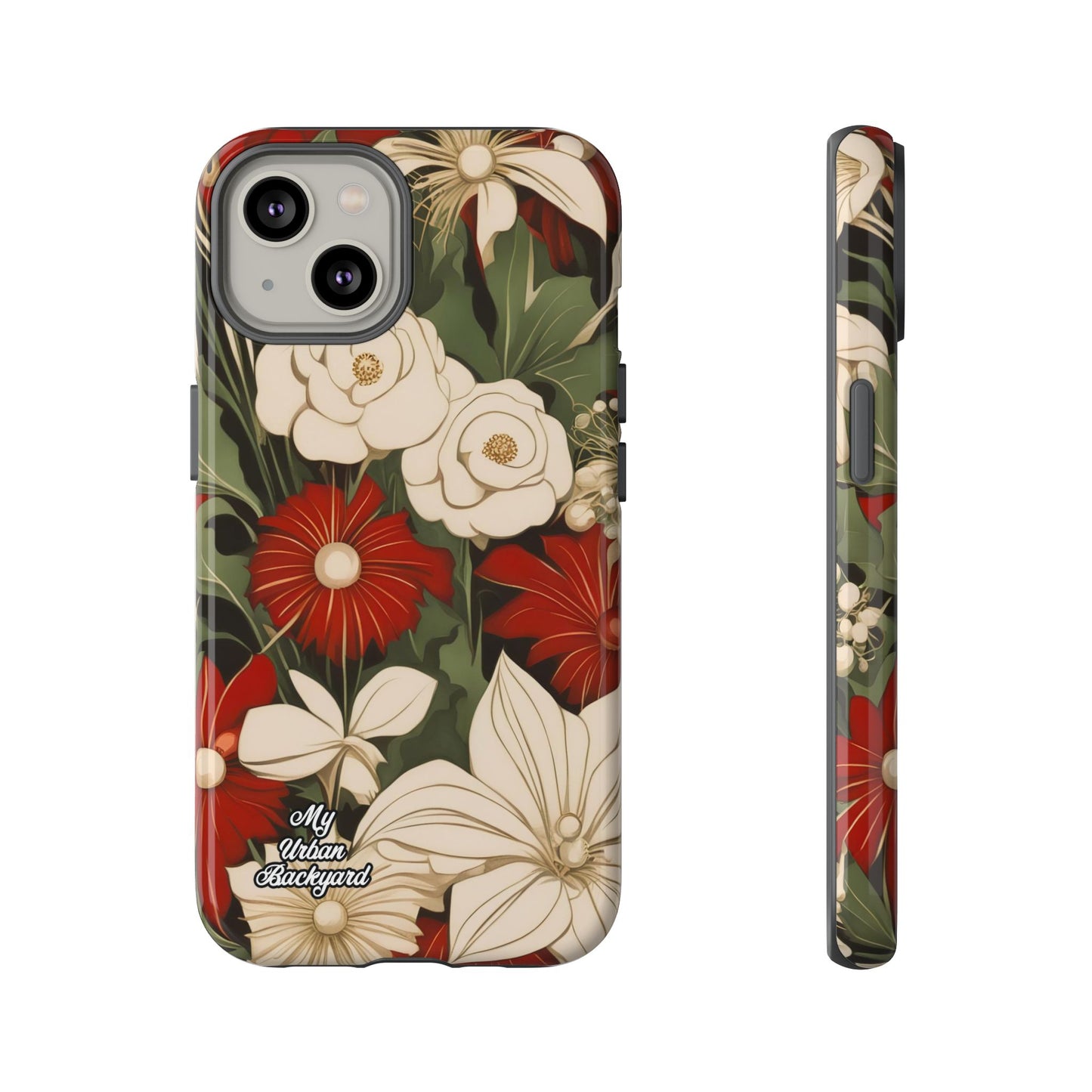 Holiday Flowers, Cell Phone Case - Apple, Samsung or Google Pixel