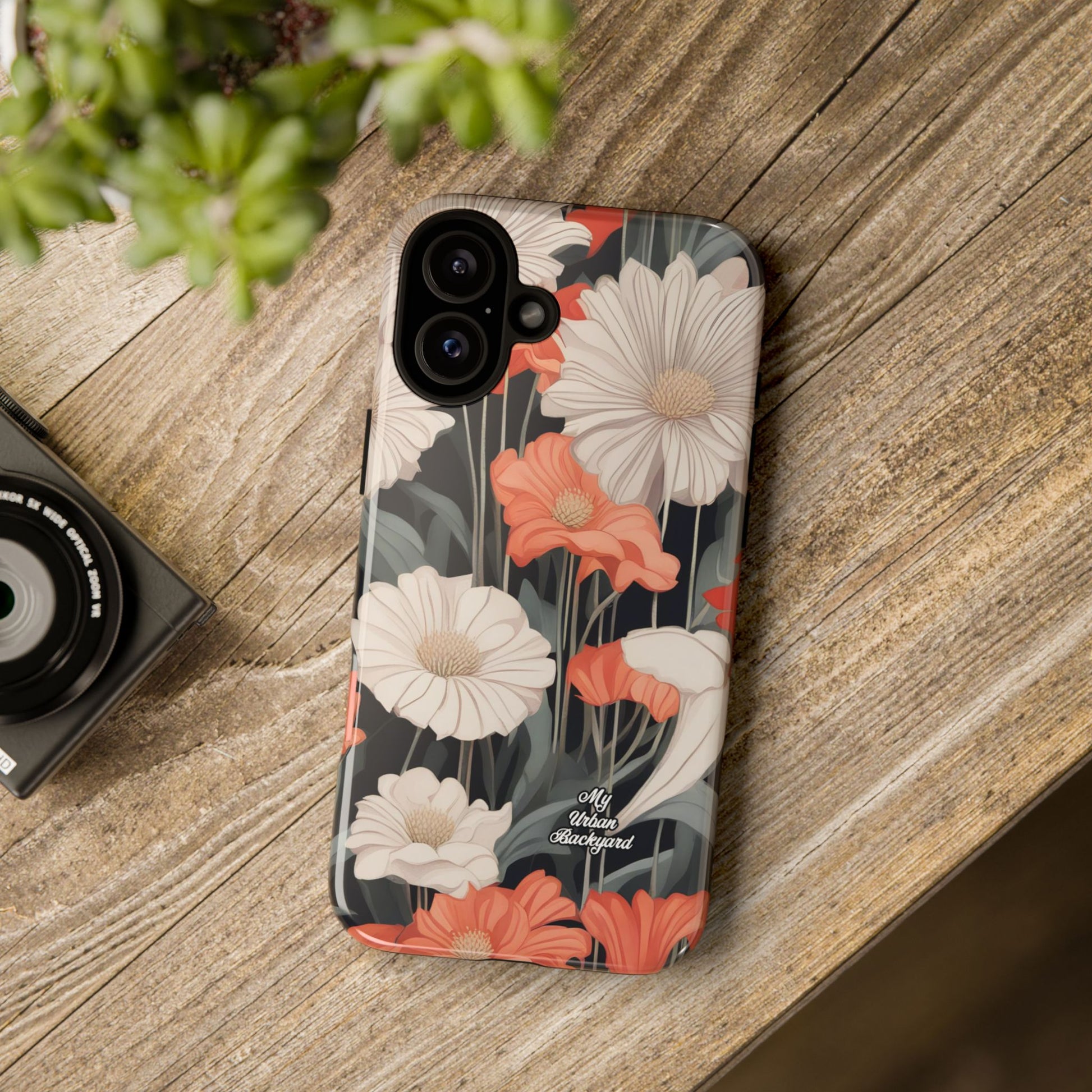 Art Deco Flowers, Cell Phone Case - Apple, Samsung, Google Pixel