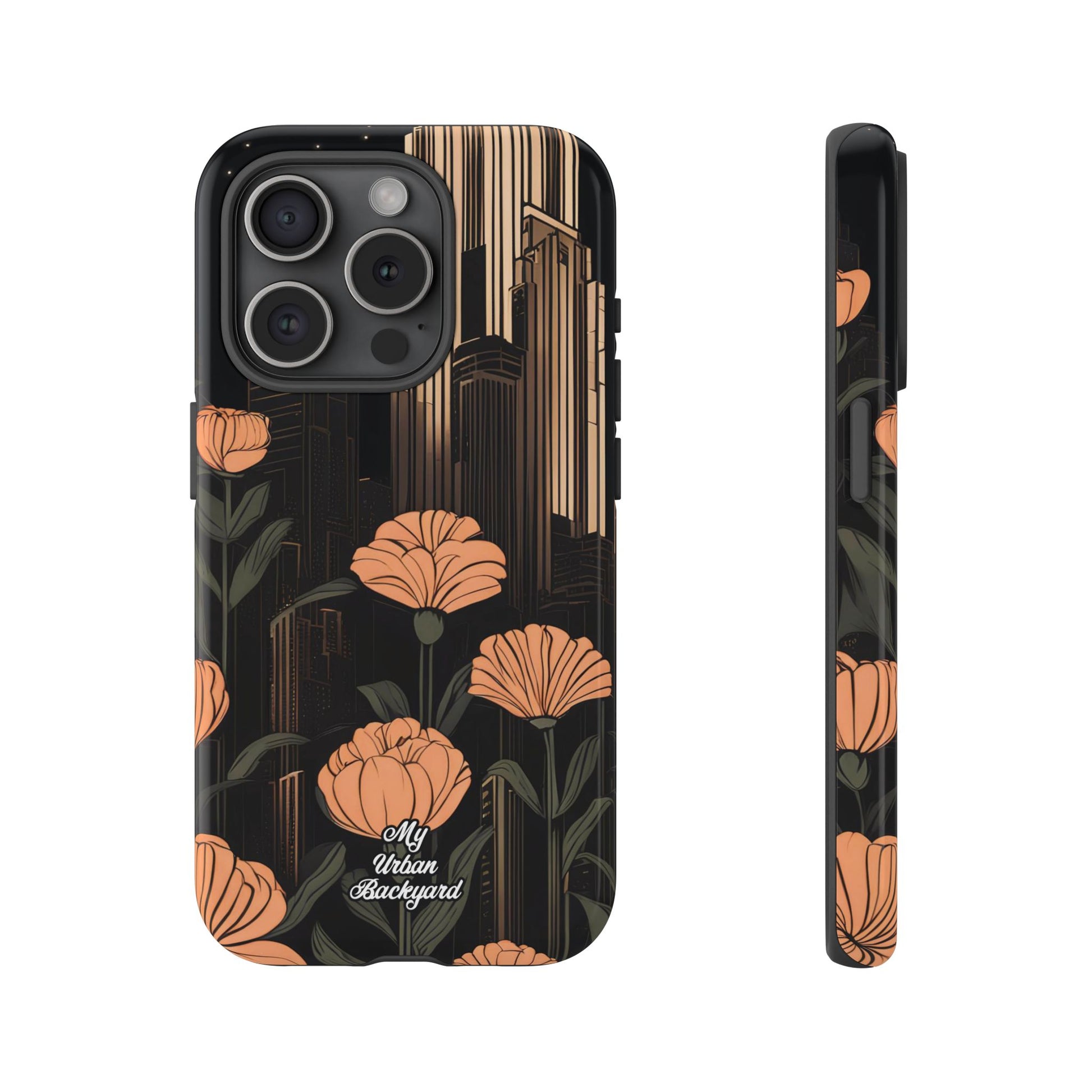 Urban Evening with Flowers, Cell Phone Case - Apple iPhone, Samsung Galaxy, Google Pixel