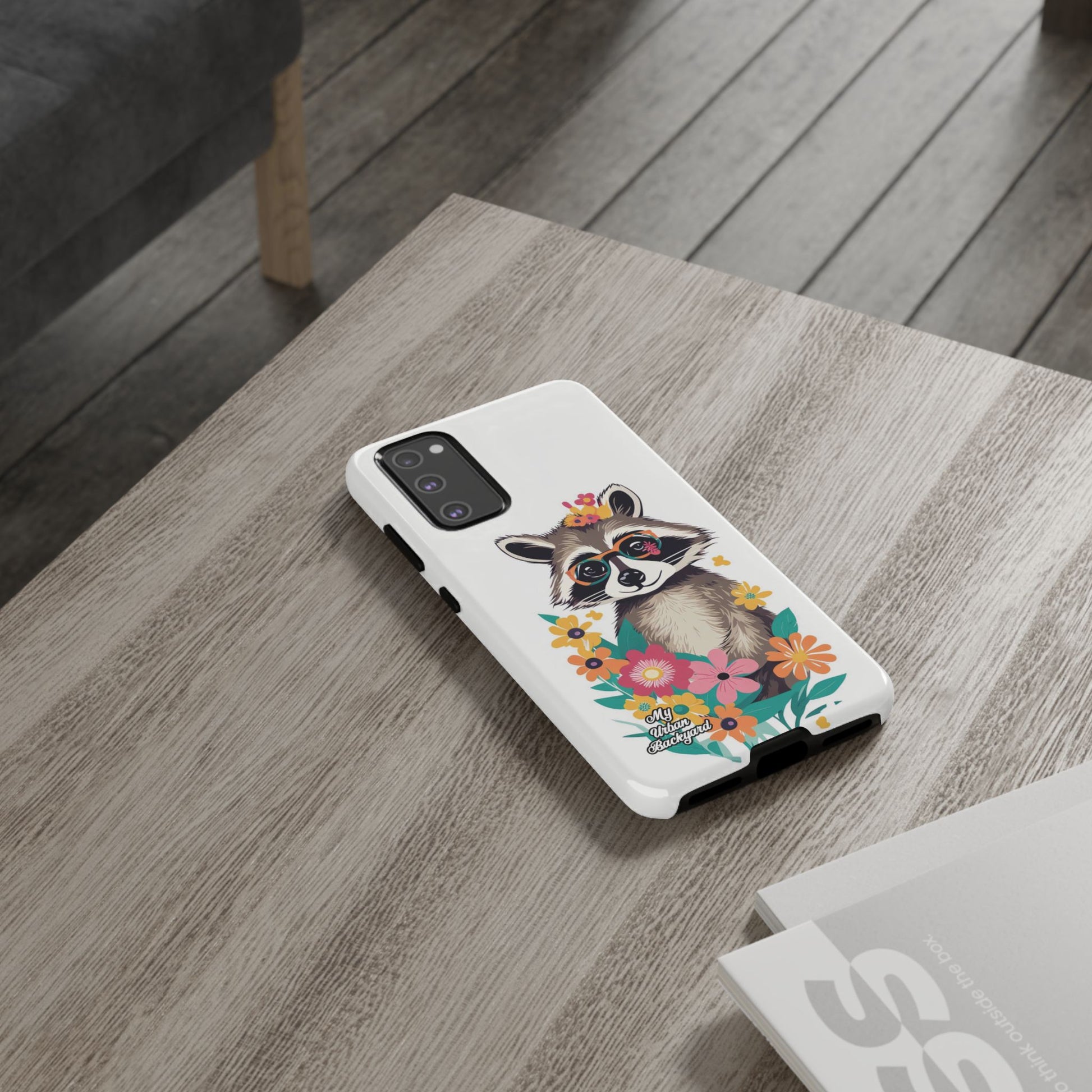 Raccoon with Glasses, Cell Phone Case - Apple, Samsung or Google Pixel