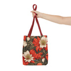 Holiday Flowers, Tote Bag with Cotton Handles