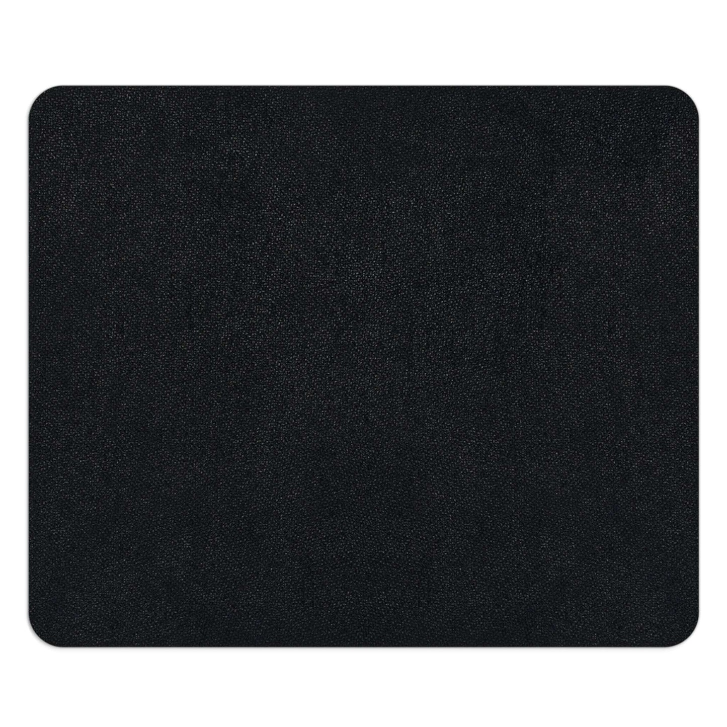 Computer Mouse Pad, Non-slip rubber bottom, Black Cat w Flowers