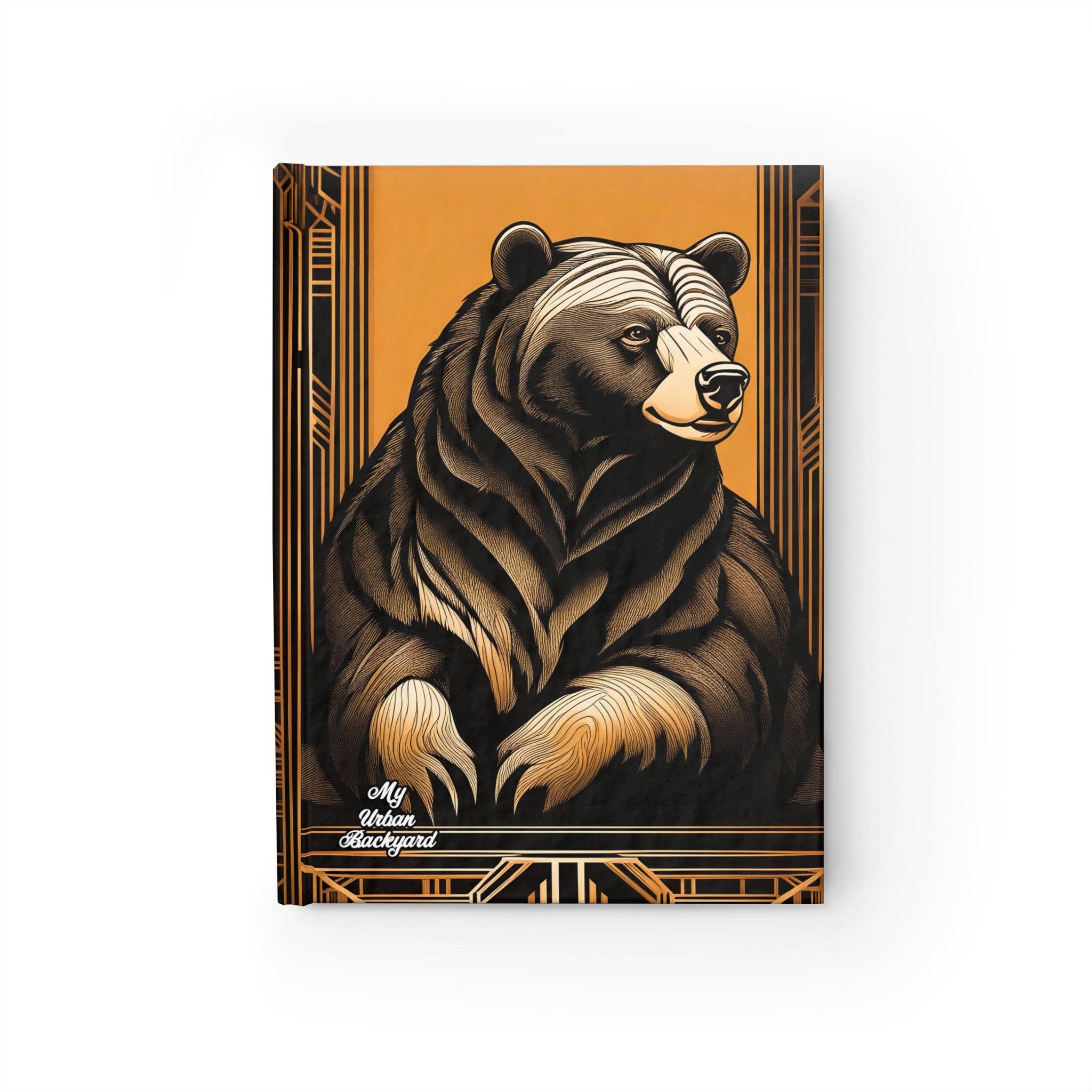 Theo Grizzlyson, Bear Hardcover Notebook Journal – 6" x 8"