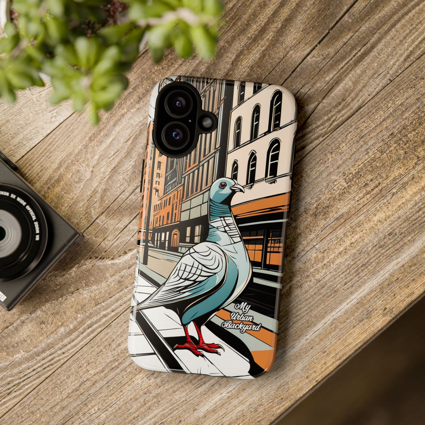 Pigeon on a City Street, Cell Phone Case - Apple, Samsung, or Google Pixel