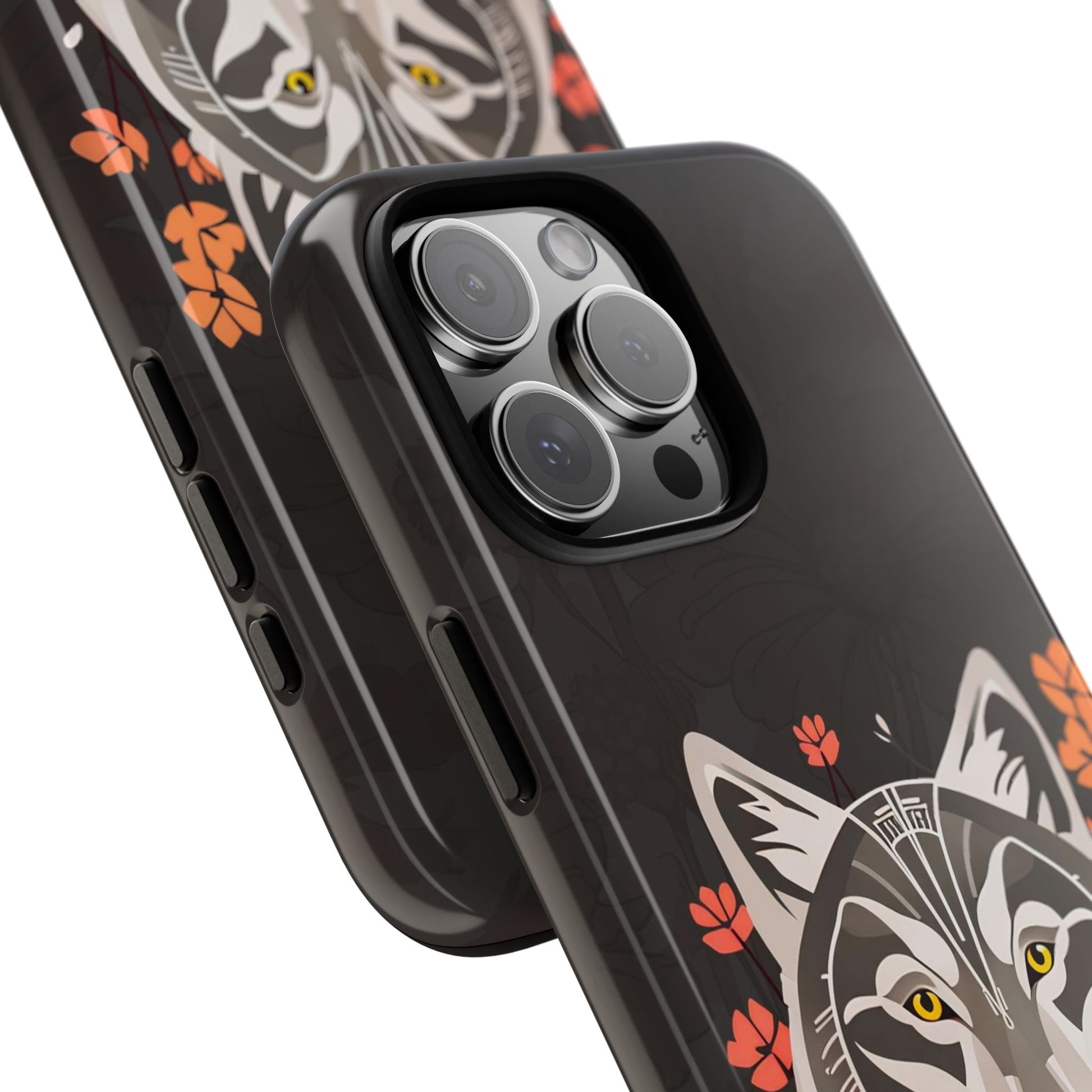 Art Deco Wolf, Cell Phone Case - Apple, Samsung, Google Pixel