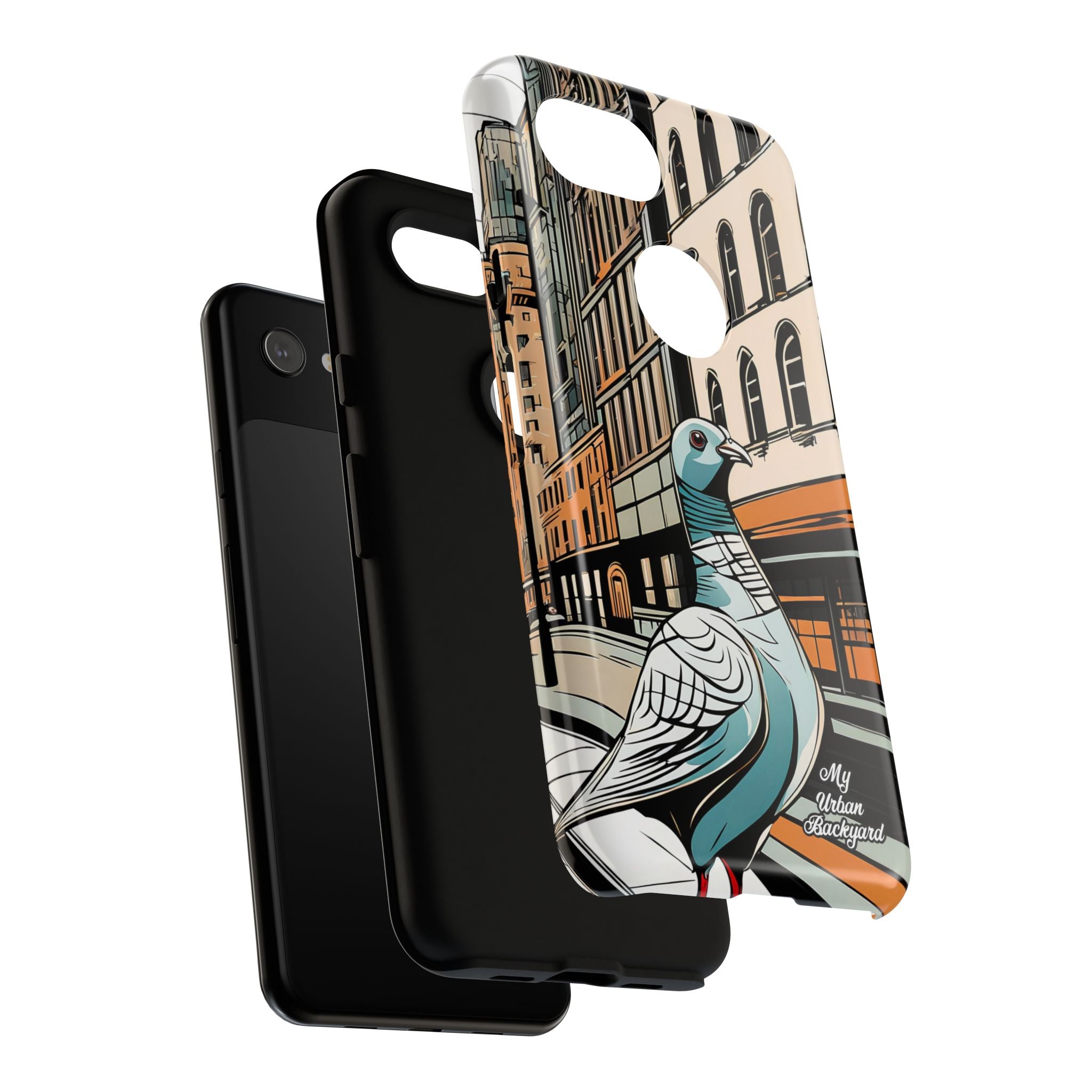 Pigeon on a City Street, Cell Phone Case - Apple, Samsung, Google Pixel