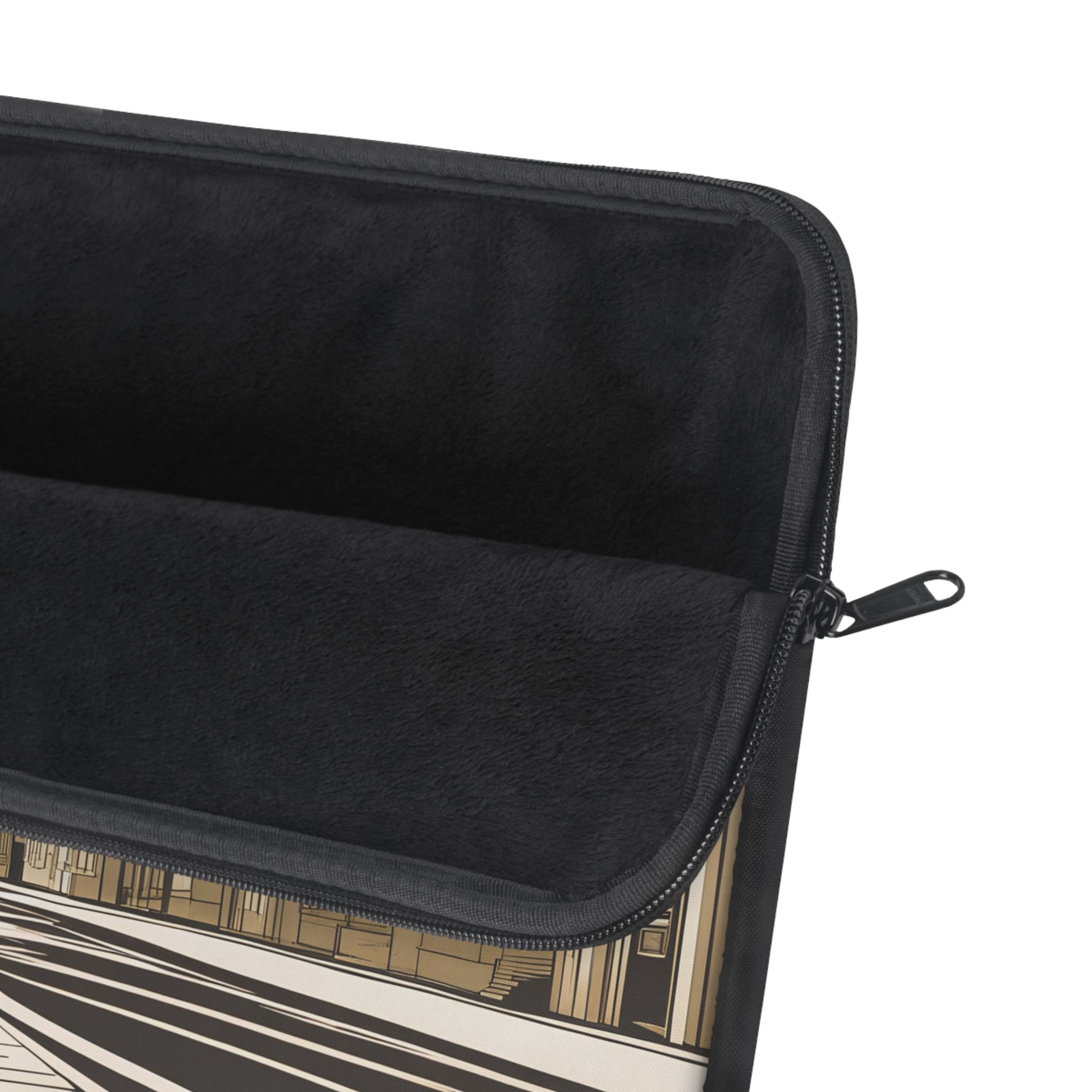 City Rabbit Soft Laptop Sleeve, Stylish Laptop Case, Cute Tech Accessory, Gift for Animal Lovers, Unique Office Supply, Modern Design, 3 Sizes