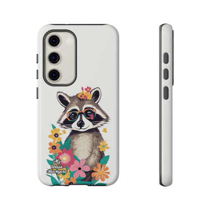 Raccoon with Glasses, Cell Phone Case - Apple, Samsung or Google Pixel