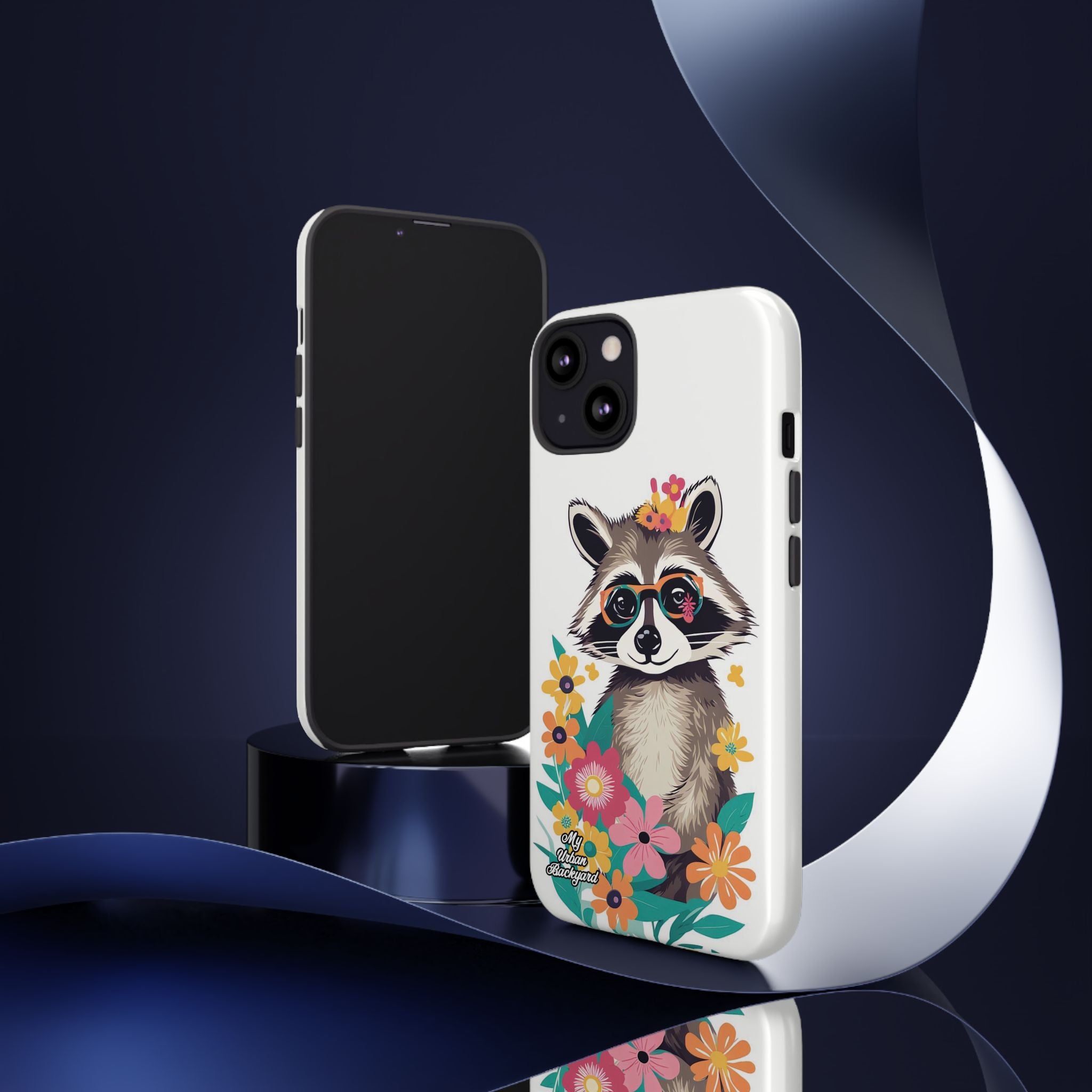 Raccoon with Glasses, Cell Phone Case - Apple, Samsung or Google Pixel