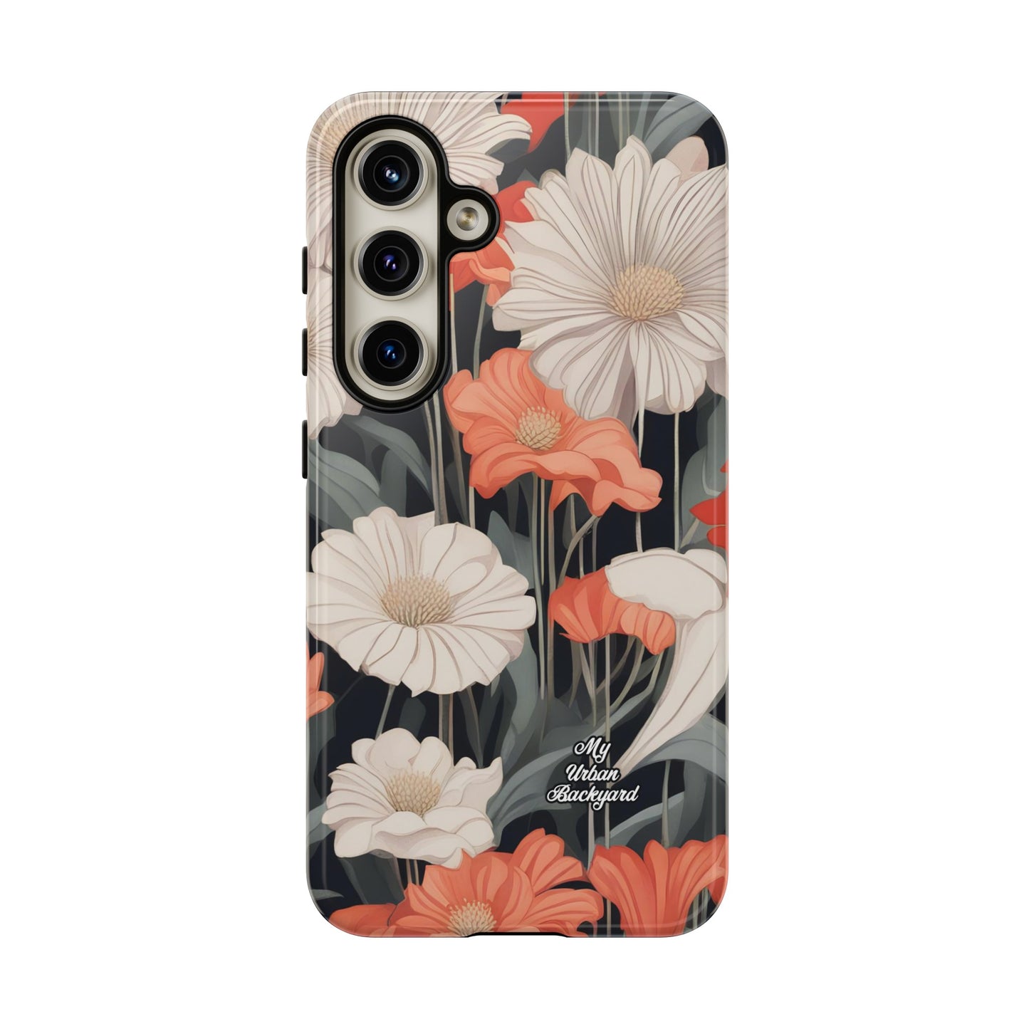 Art Deco Flowers, Cell Phone Case - Apple, Samsung or Google Pixel