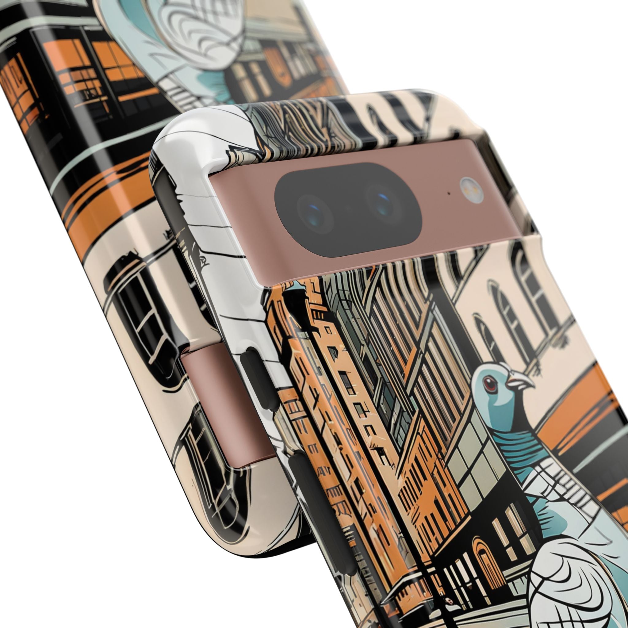 Pigeon on a City Street, Cell Phone Case - Apple, Samsung, Google Pixel