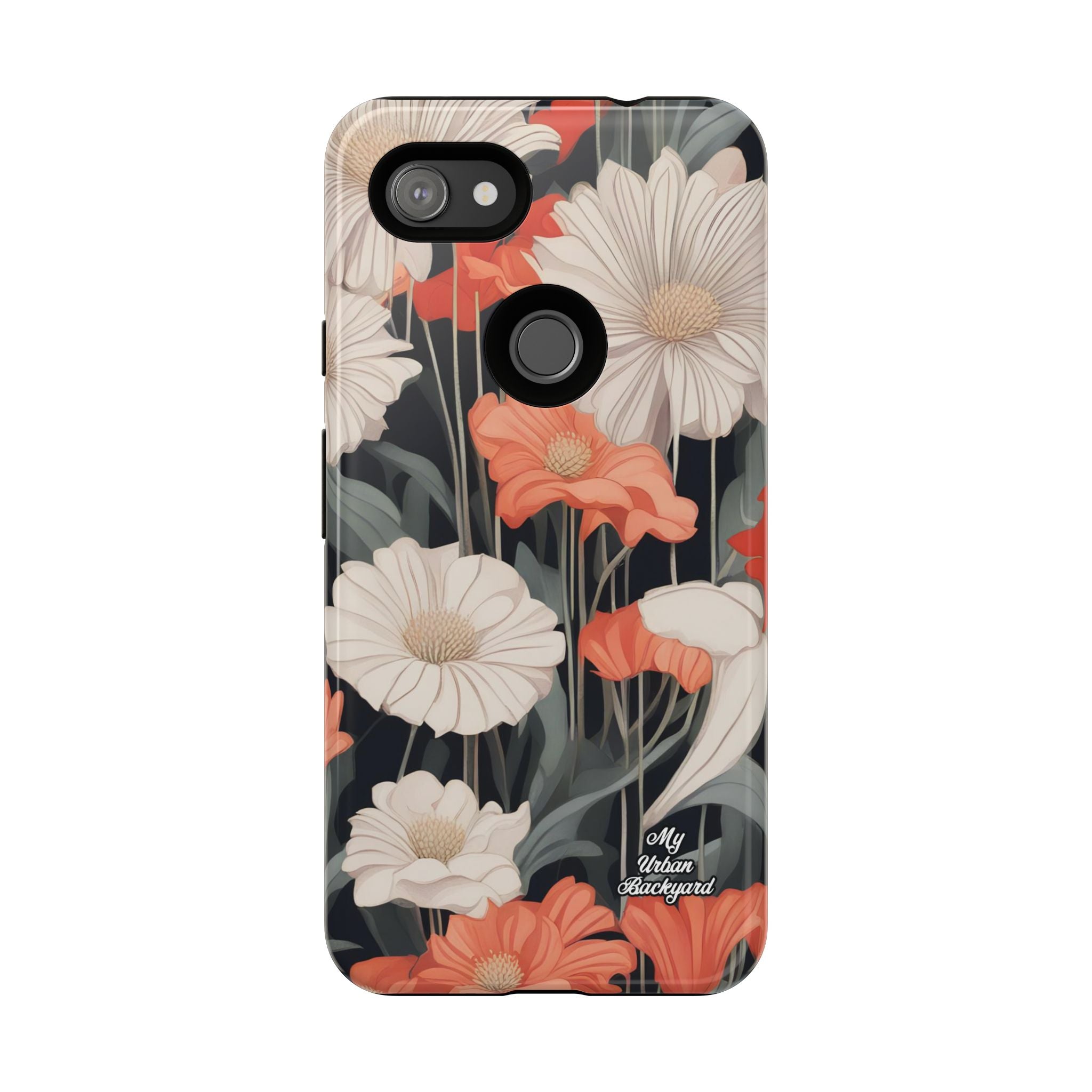 Art Deco Flowers, Cell Phone Case - Apple, Samsung, Google Pixel