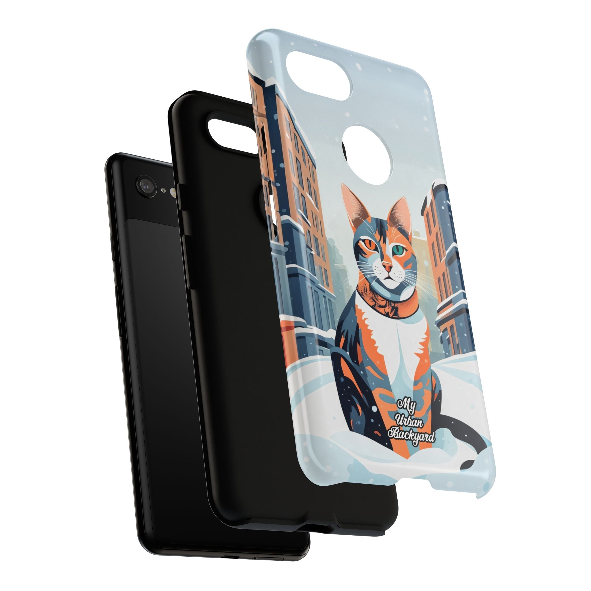 Claws Pawson in the Snow, Cell Phone Case - Apple, Samsung, Google Pixel