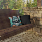 Vincent Blueclaw, Wolf Throw Pillow