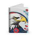 Bald Eagle Spiral Notebook - Ruled, Inspirational Writing Journal, Nature Lover Gift, Unique Office Supplies, Great for School
