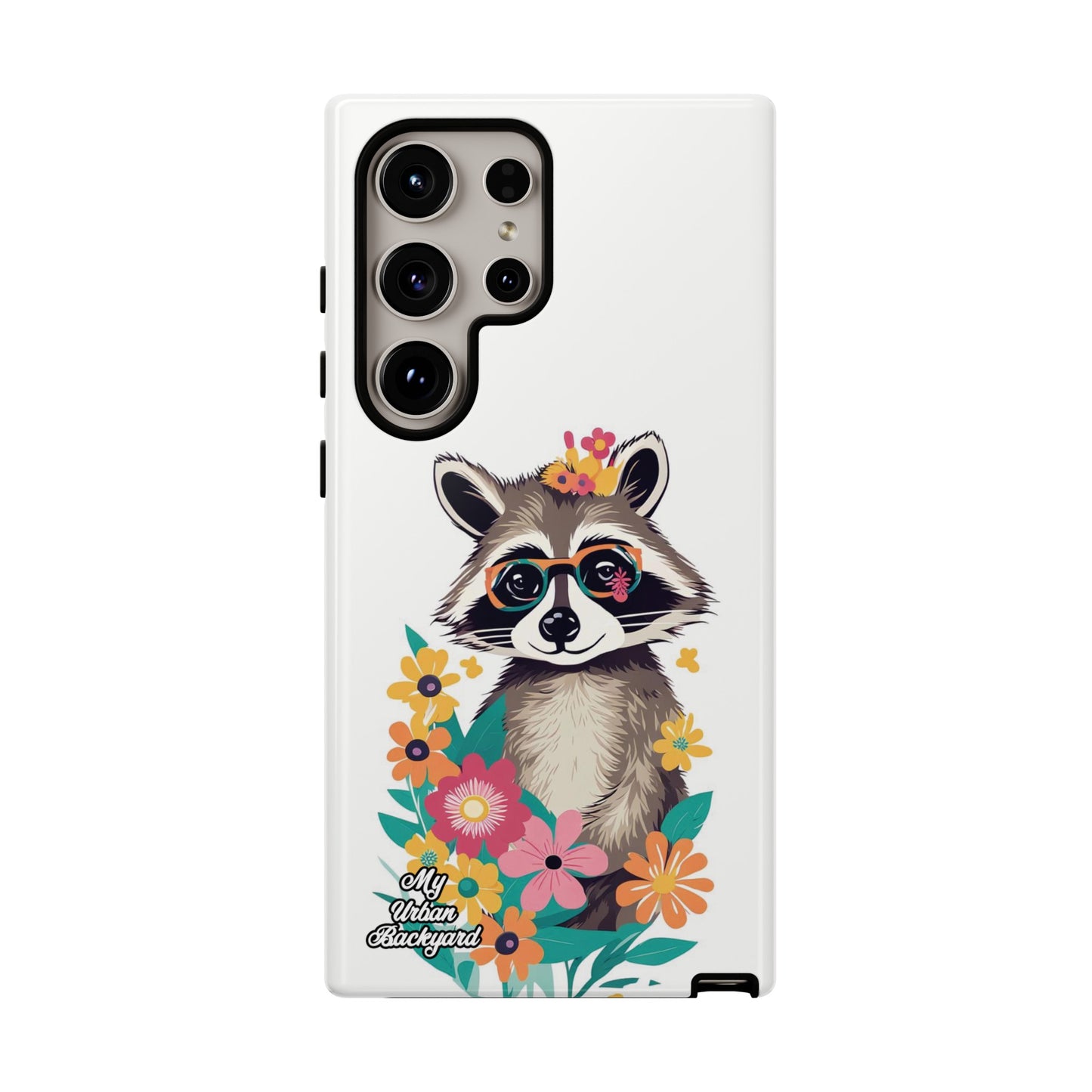 Raccoon with Glasses, Cell Phone Case - Apple, Samsung or Google Pixel