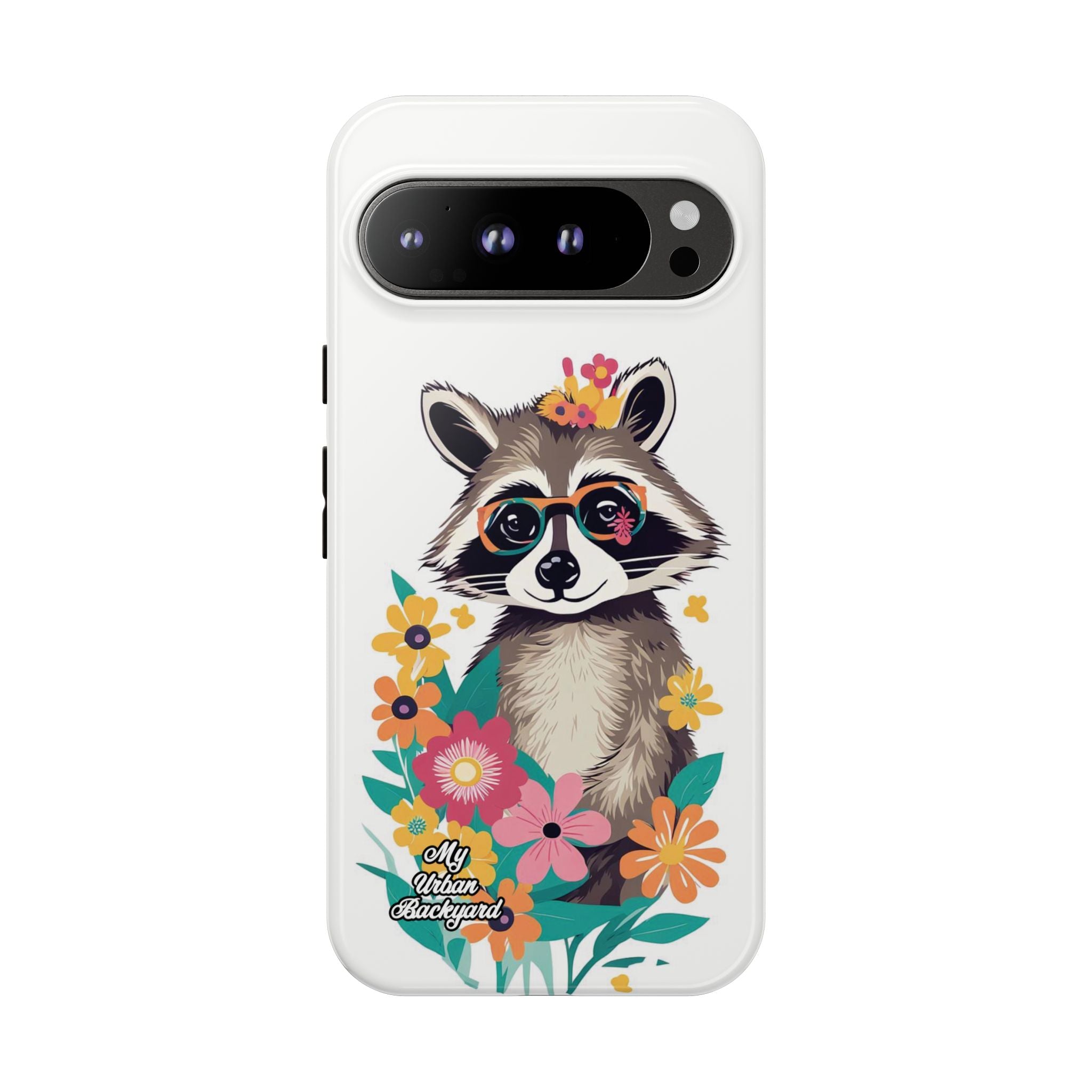 Raccoon with Glasses, Cell Phone Case - Apple, Samsung or Google Pixel
