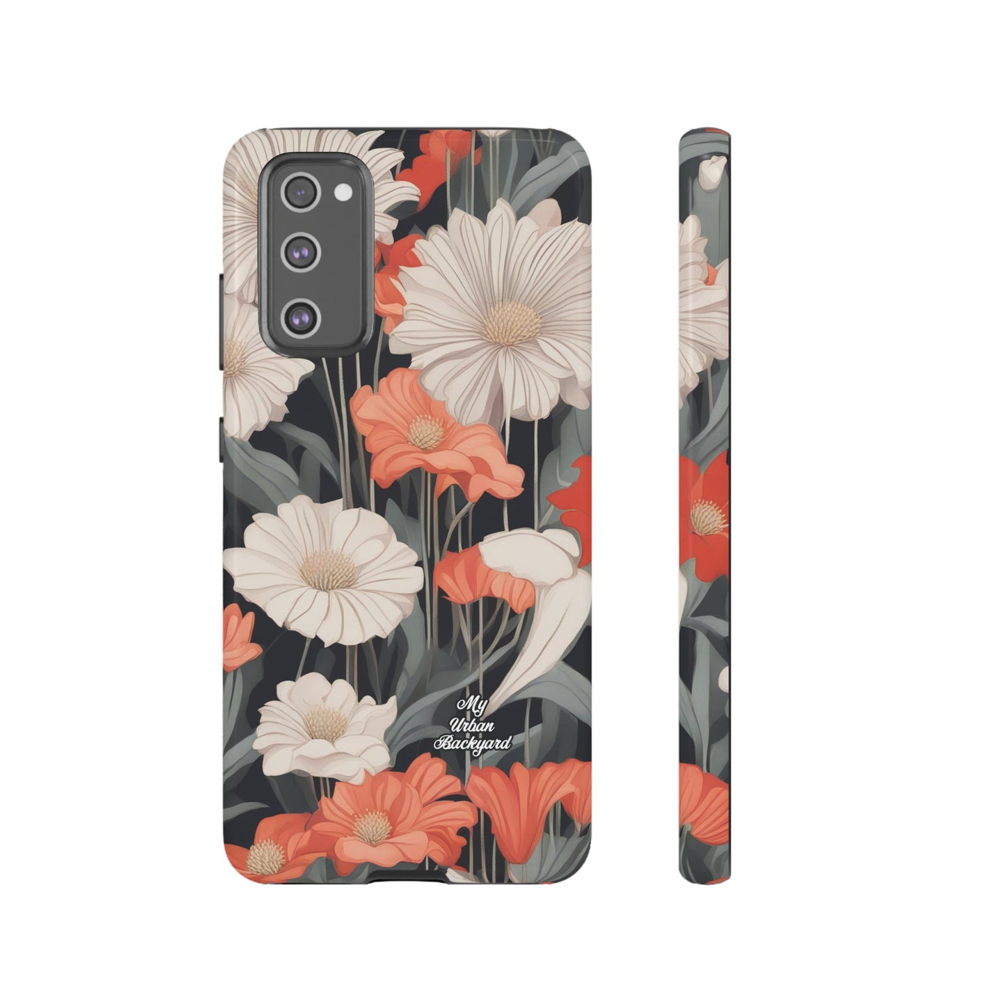 Art Deco Flowers, Cell Phone Case - Apple, Samsung or Google Pixel