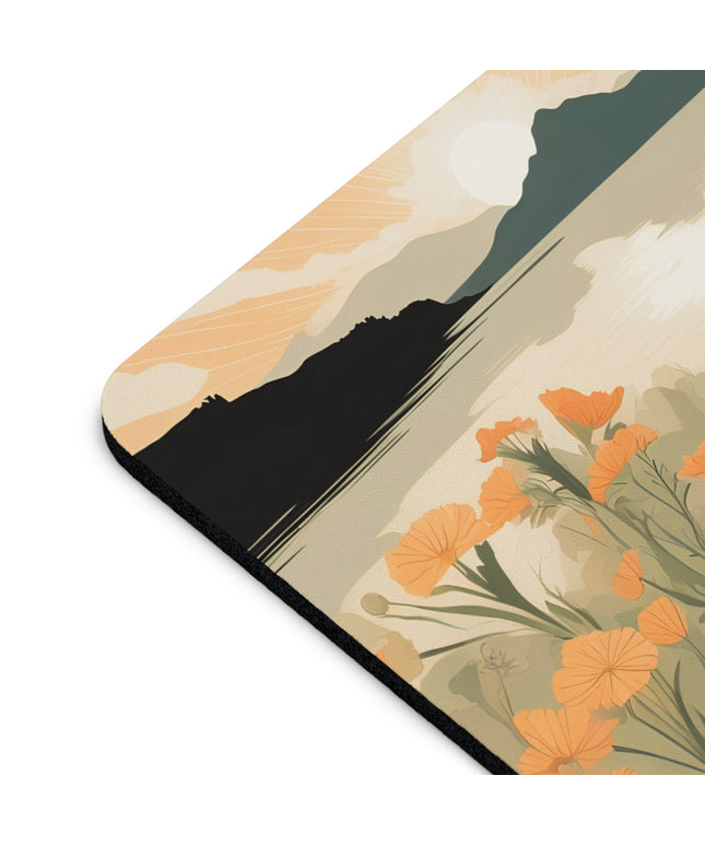 Flowers at the Lake, Computer Mouse Pad - for Home or Office
