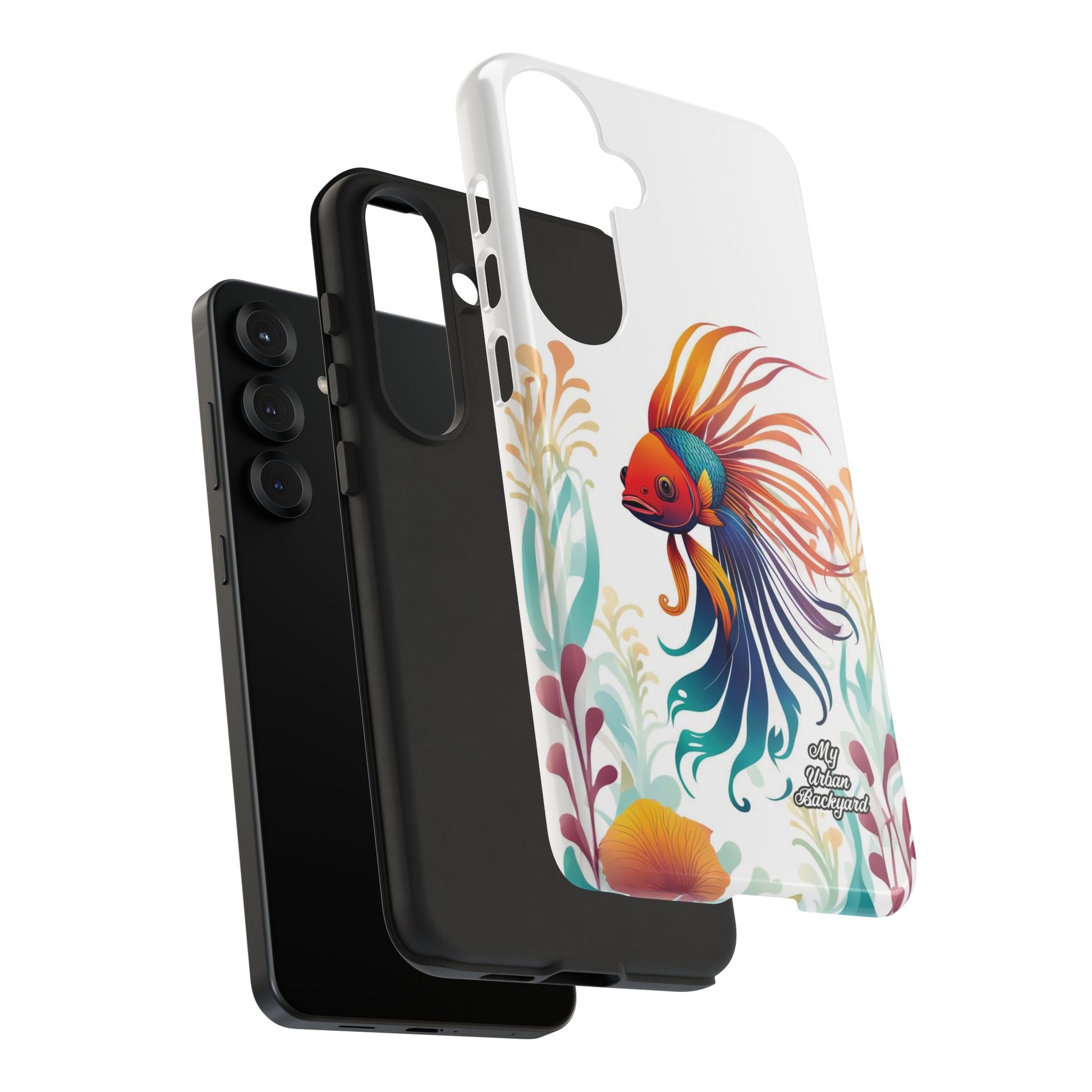 Colorful Betta Fish, Cell Phone Case - Apple, Samsung or Google Pixel