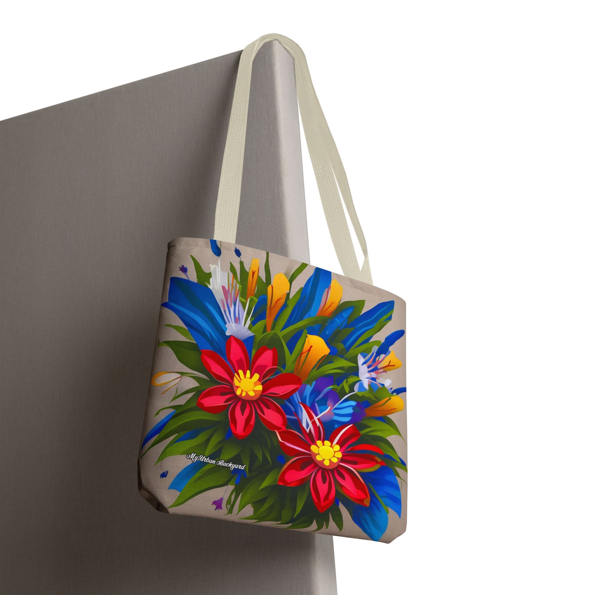 Vibrant Wildflowers Tote Bag with Cotton Handles For Everyday Use, 3 Sizes