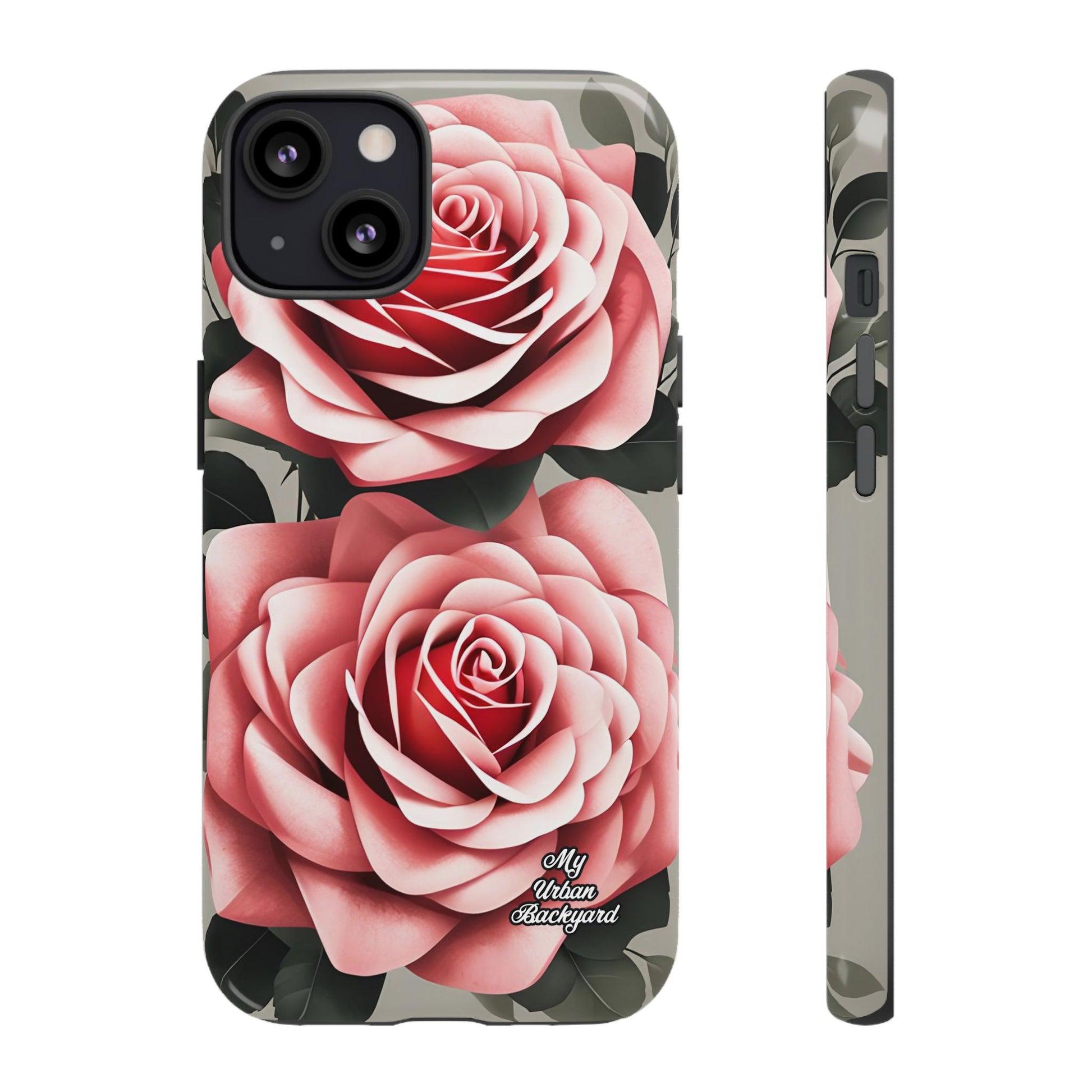 Pink Rose Flowers, Cell Phone Case - Apple, Samsung, Google Pixel