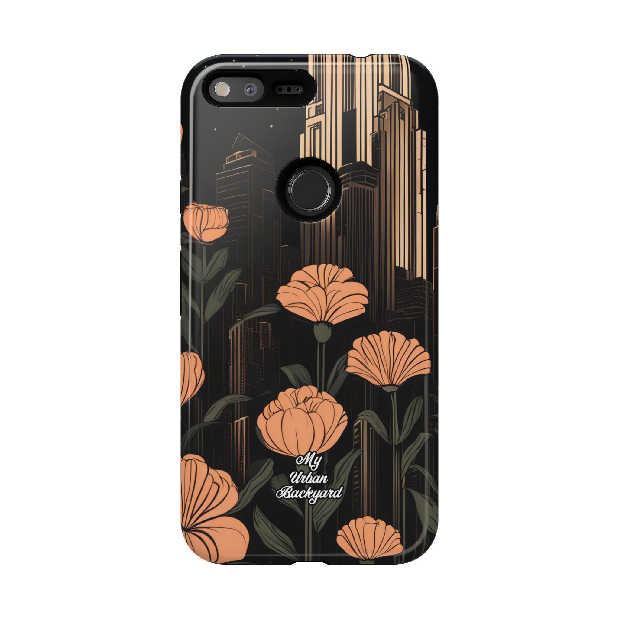 Urban Evening with Flowers, Cell Phone Case